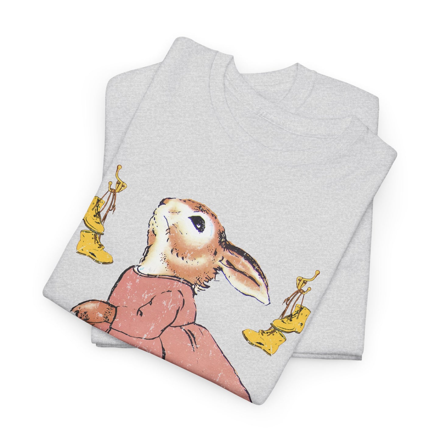 1939 the country bunny and the little gold shoes distressed fan art graphic reproduction tshirt