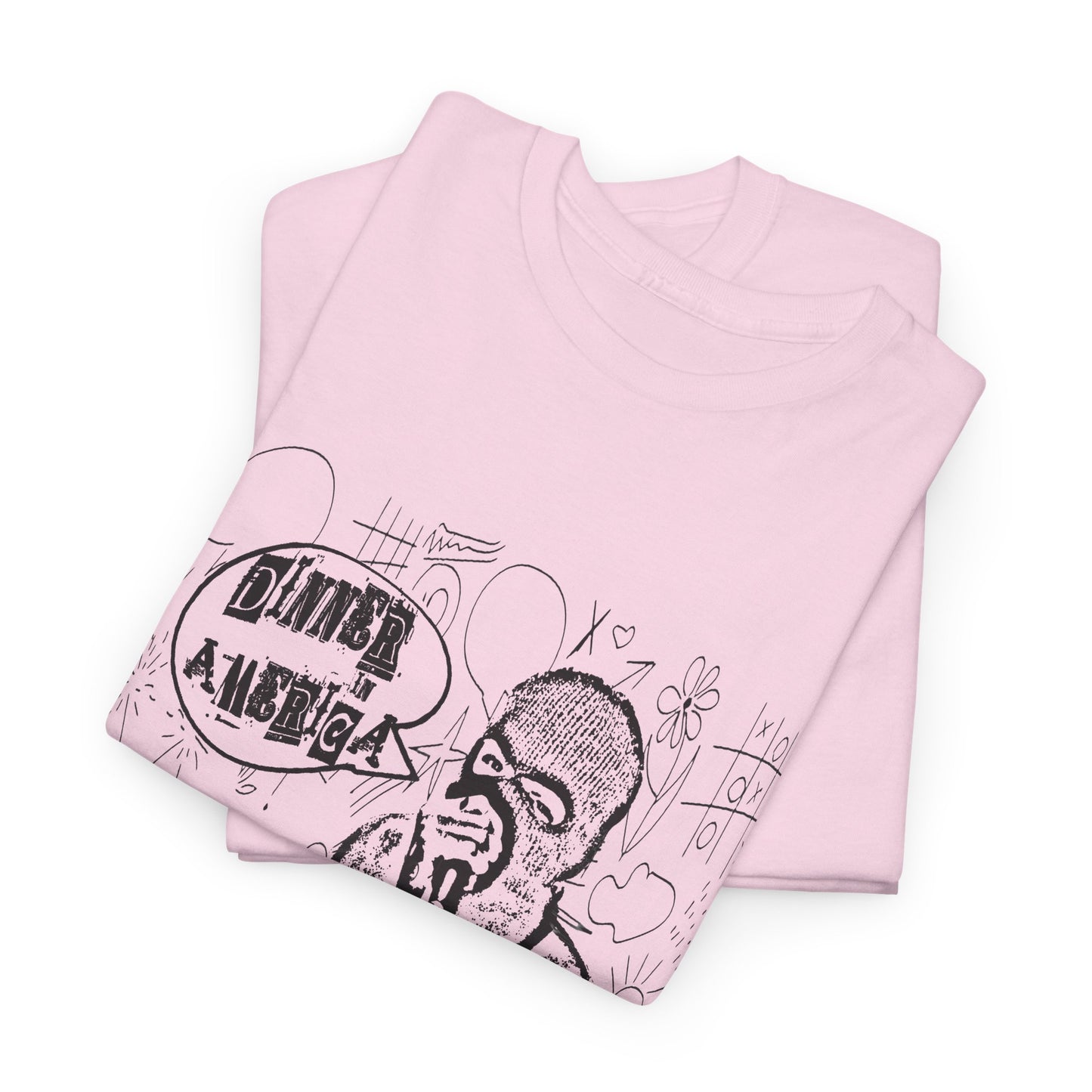 dinner in america john q psyops doodle art fan art tshirt