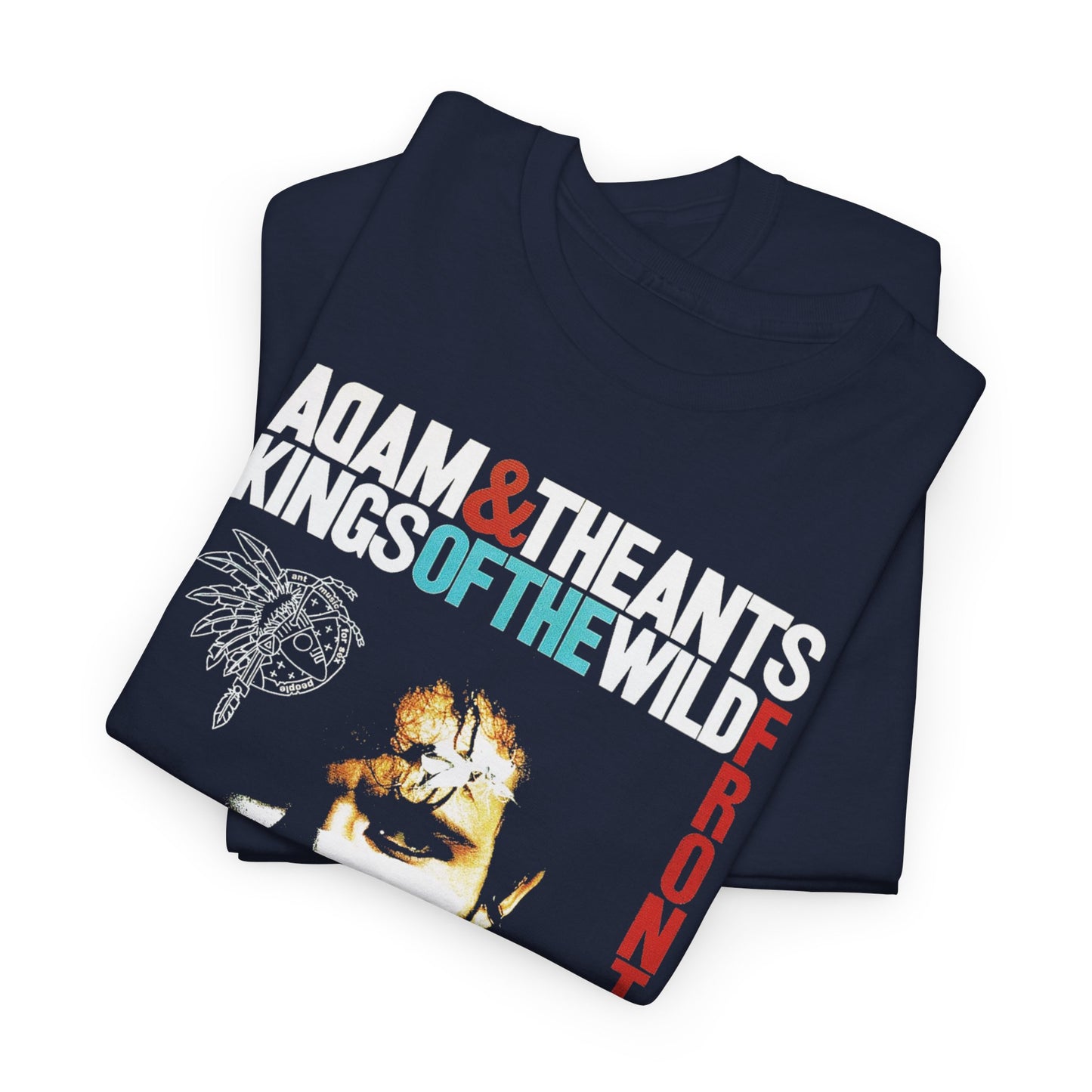 1980 adam and the ants kings of the wild frontier promo poster reproduction tshirt