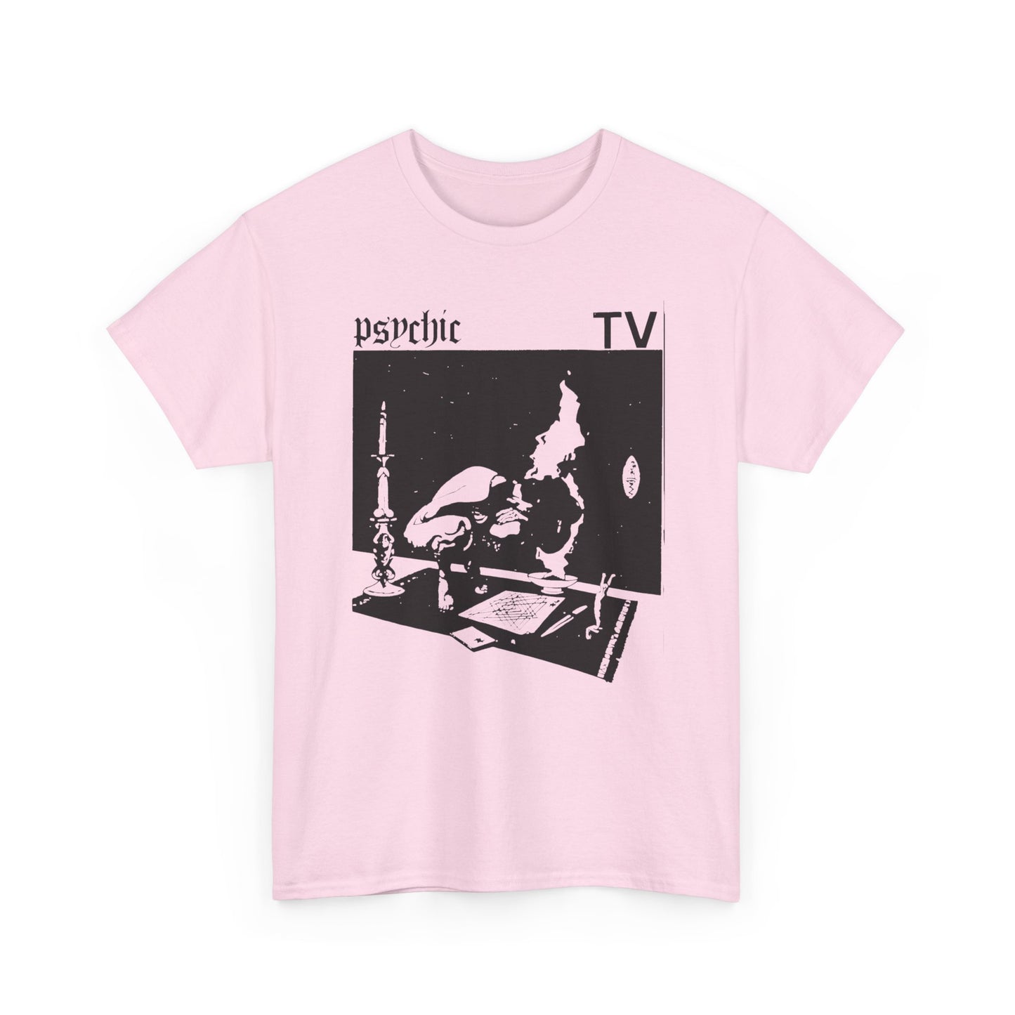 1985 cassette cover for post punk band psychic tv tshirt