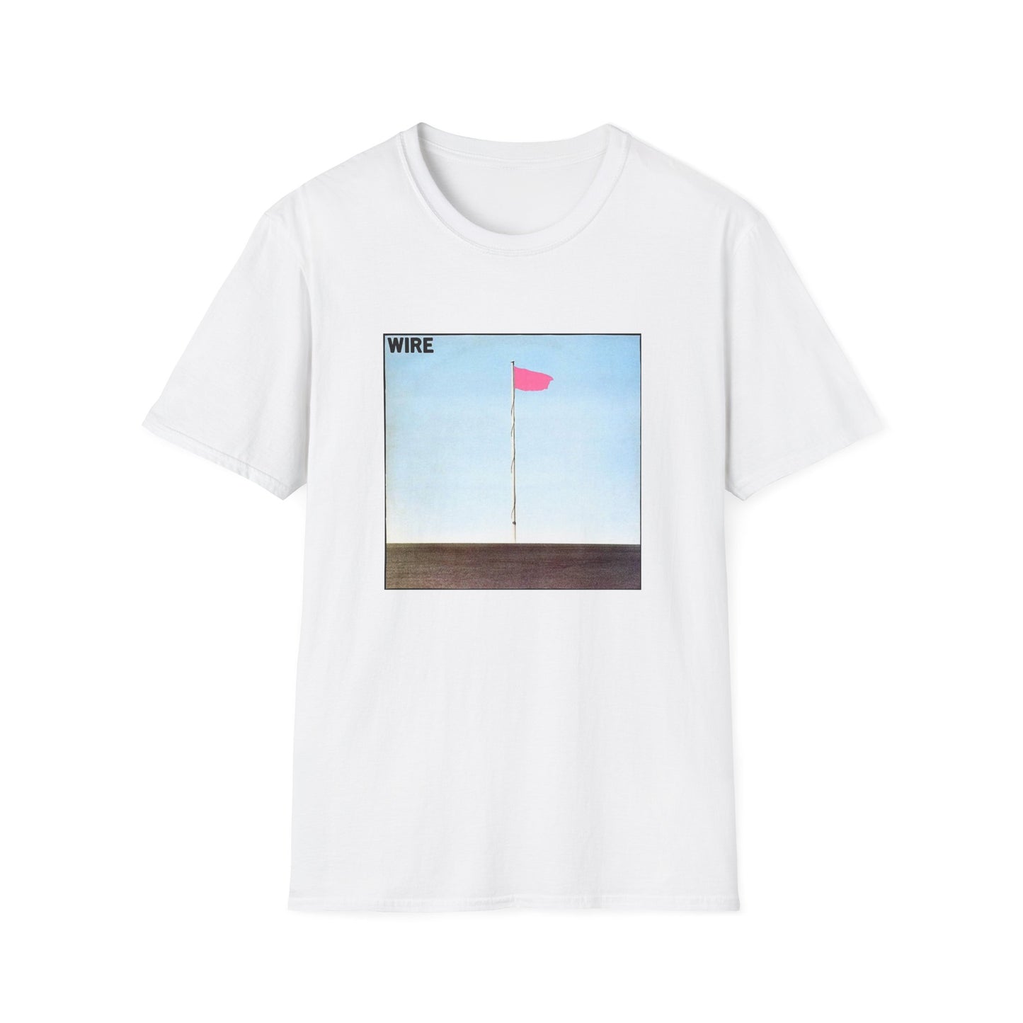 wire 1977 pink flag album cover tshirt