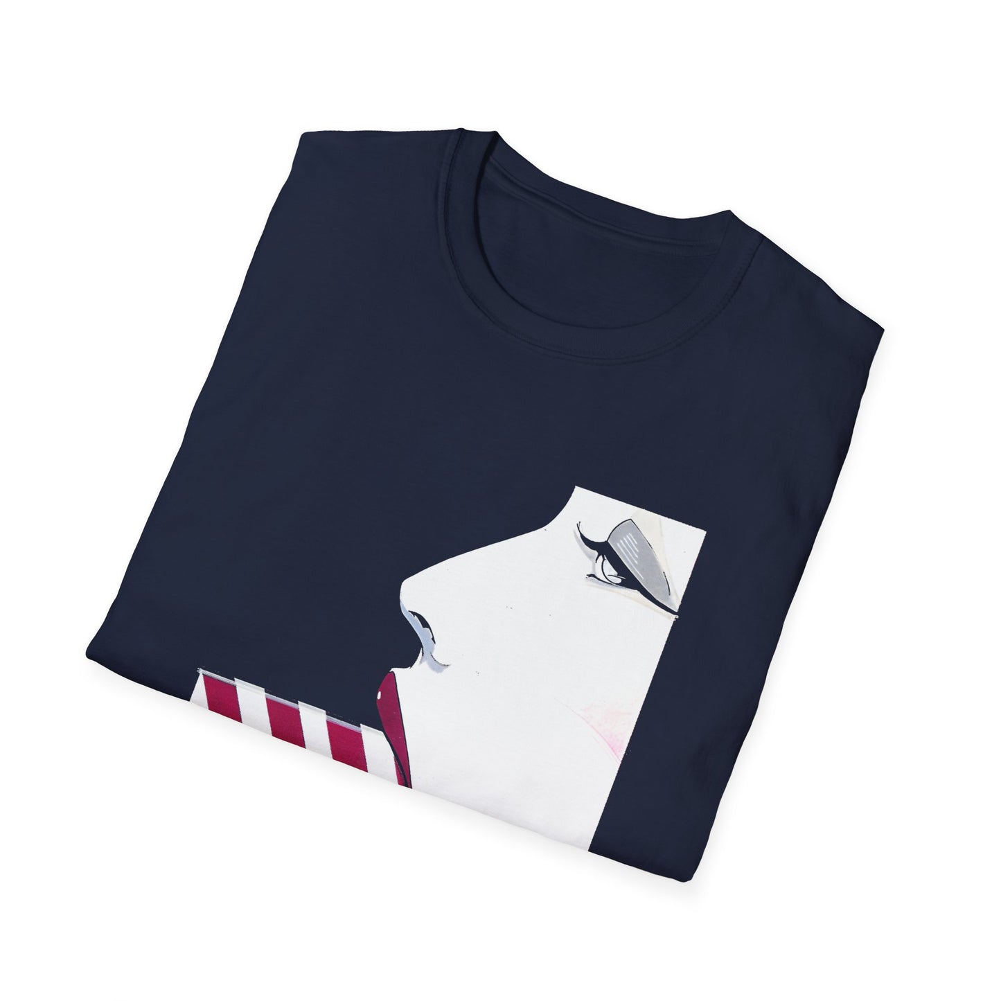 patrick nagel candy cane tshirt