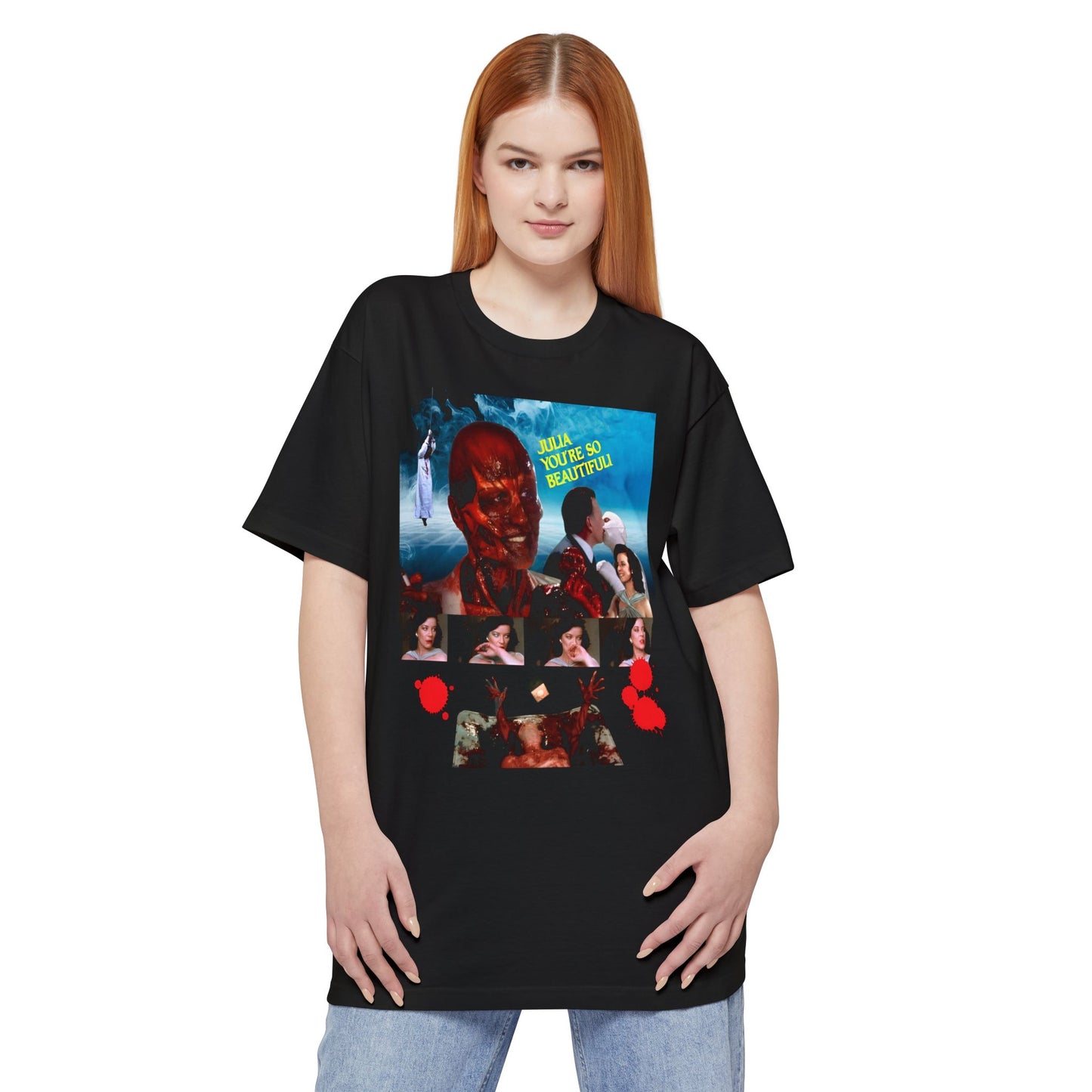 oversized 1988 japanese poster for hellrasier 2 hellbound reproduction edit unisex tall beefy tshirt