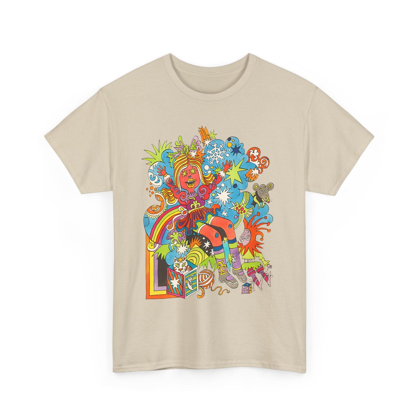 1970 stars slovak illustration by miroslav cipar reproduction tshirt