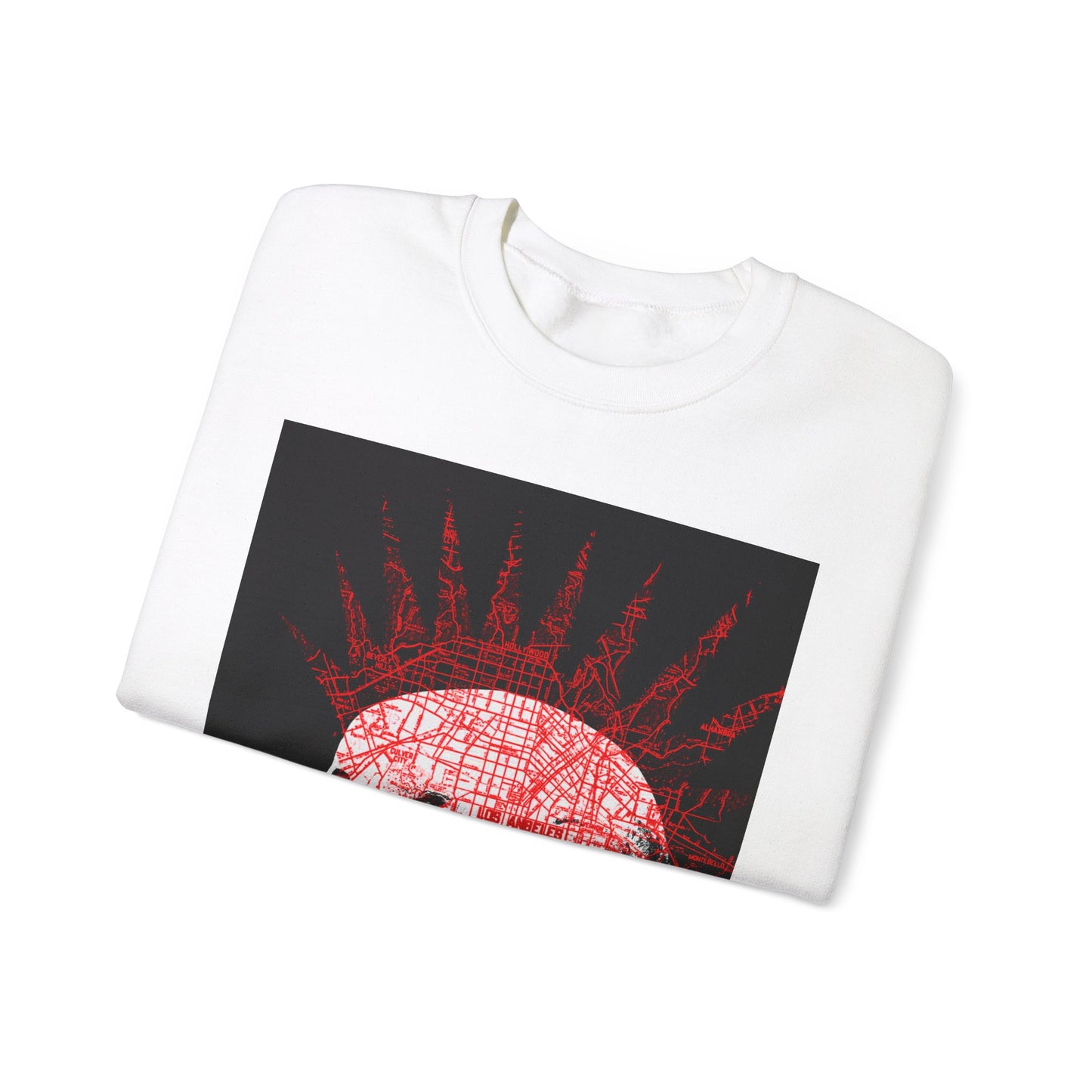 repo man skull punk red sweater
