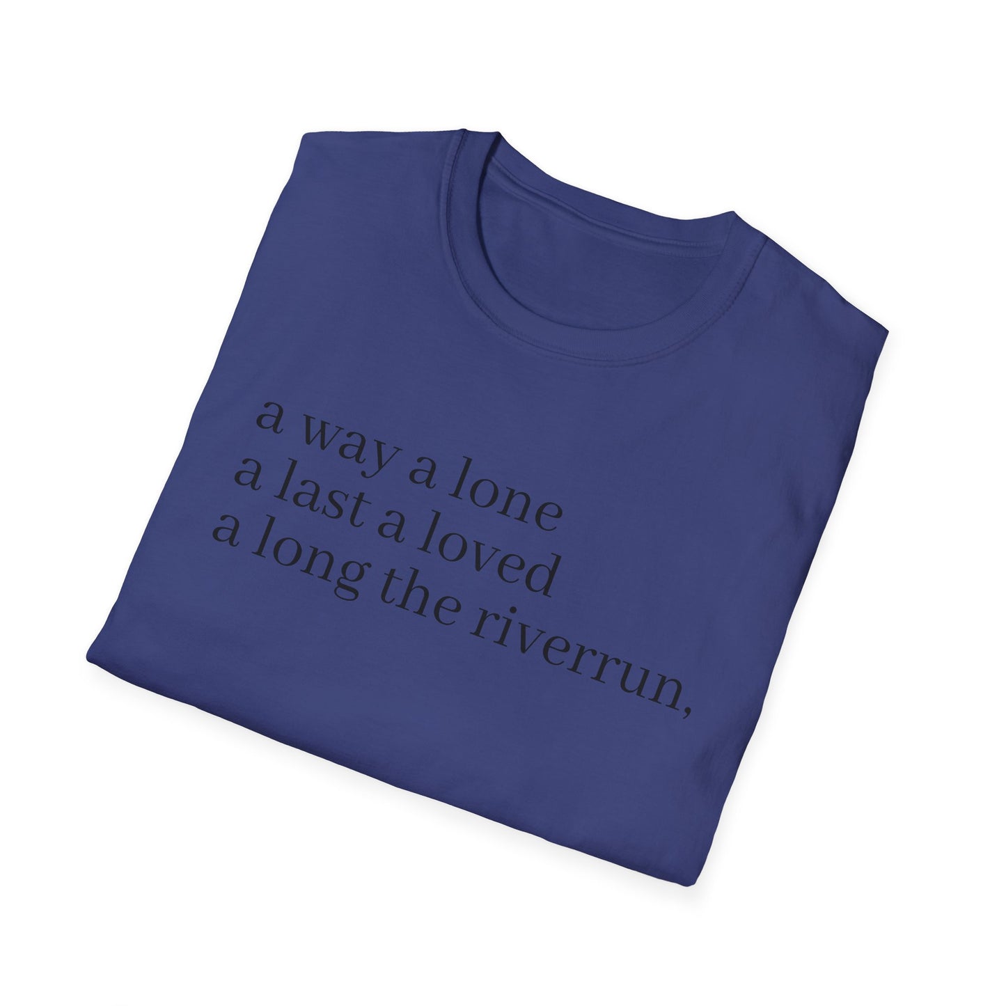 james joyce finnegans wake last lines going into first line tshirt
