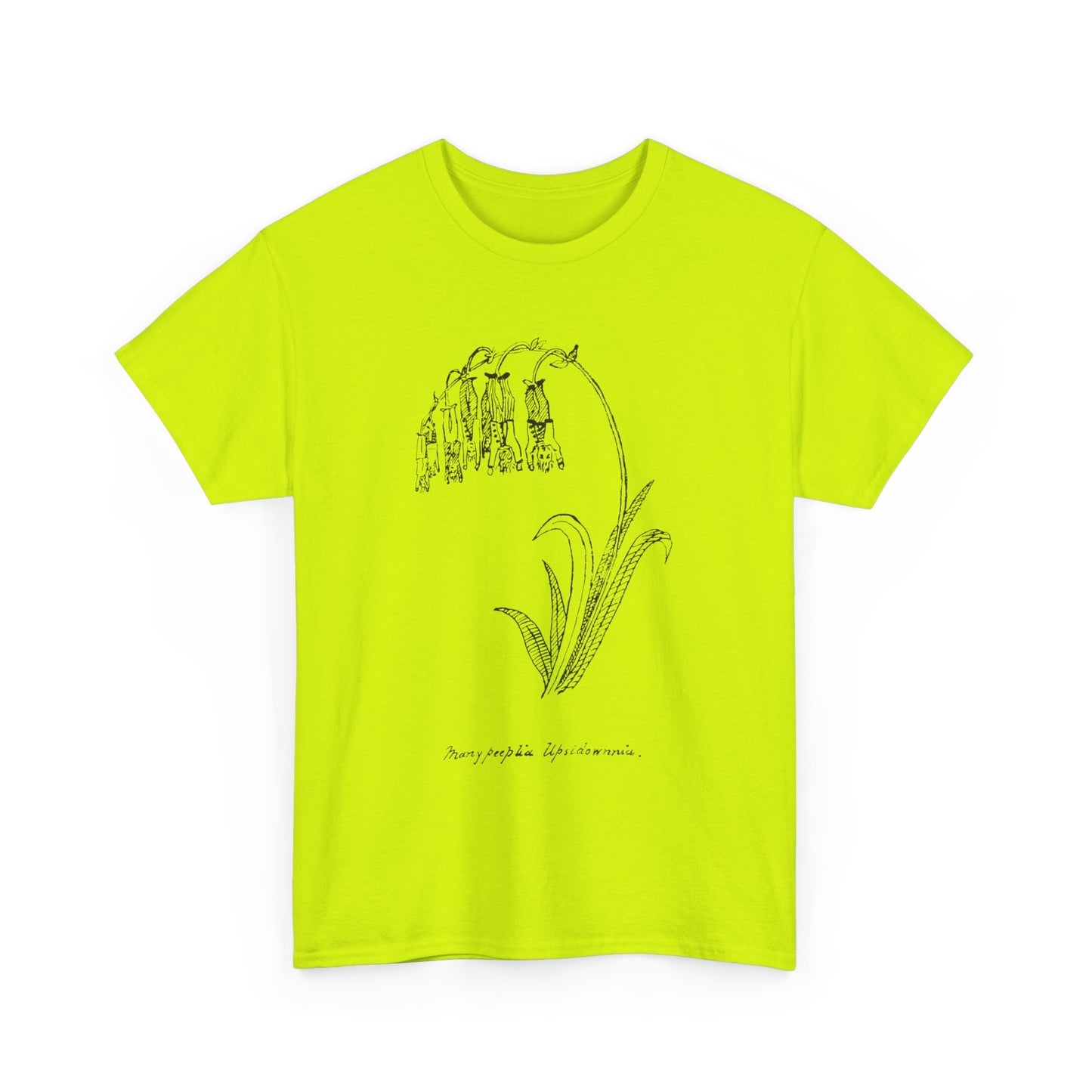 1887 edward lear nonsense botany many peeplia upsidownnia tshirt