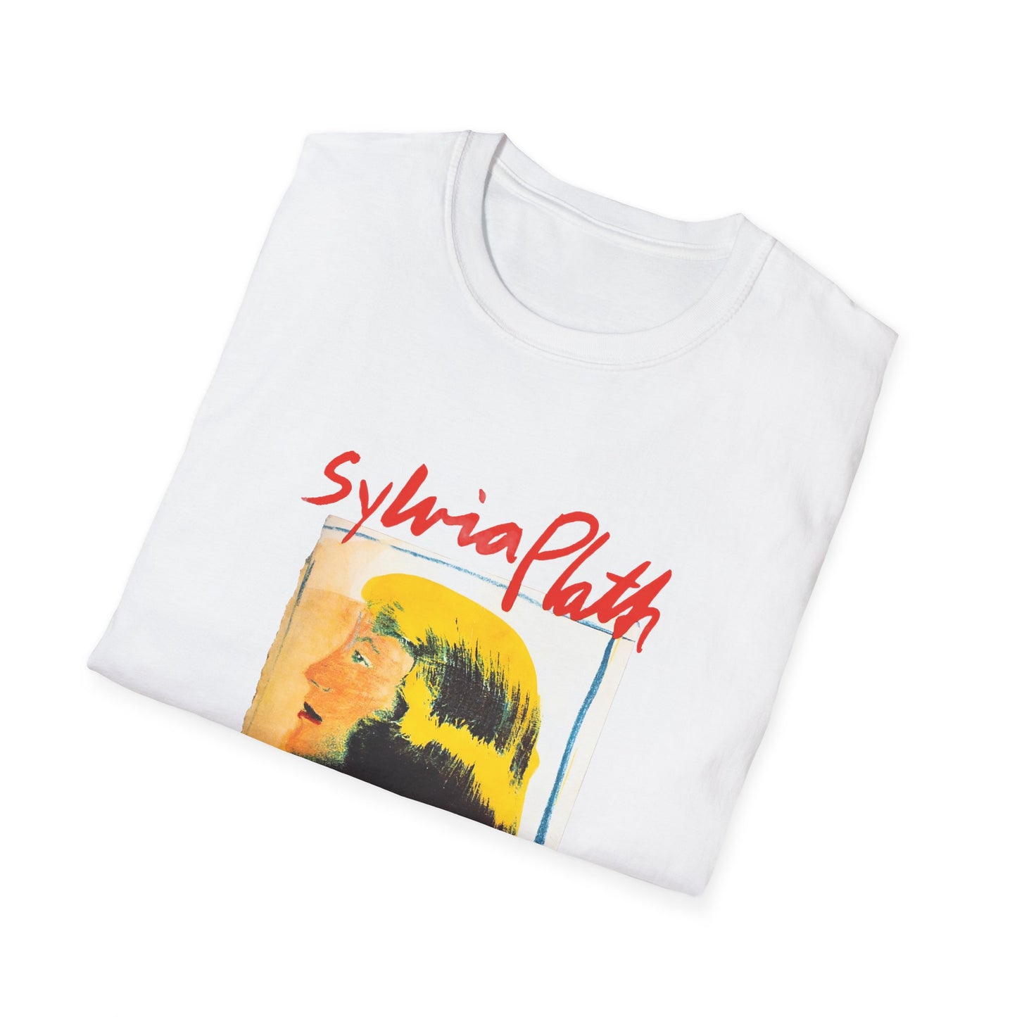 1963 book by sylvia plath "the bell jar" book cover tshirt