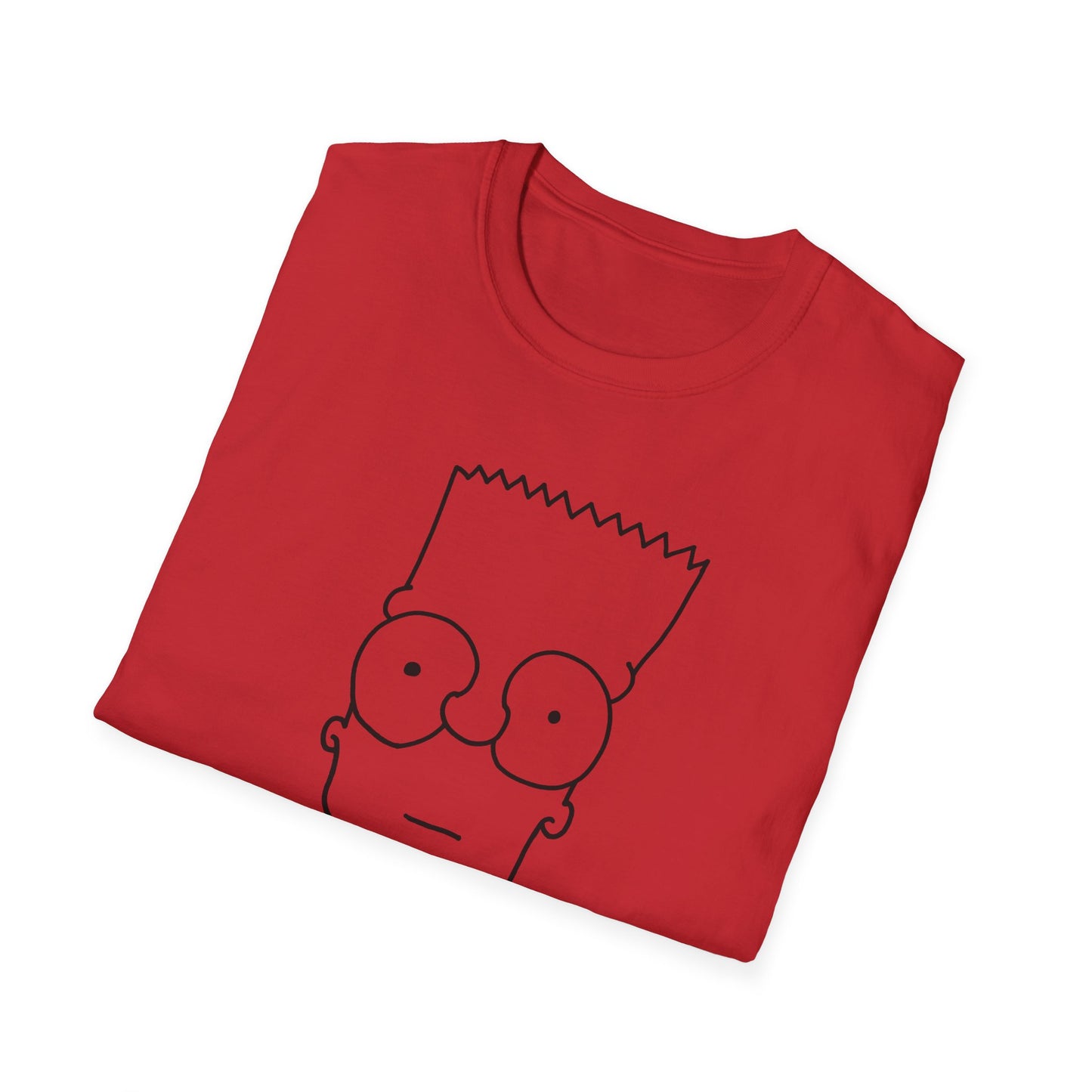 bart simpson who the hell are you original drawing tshirt