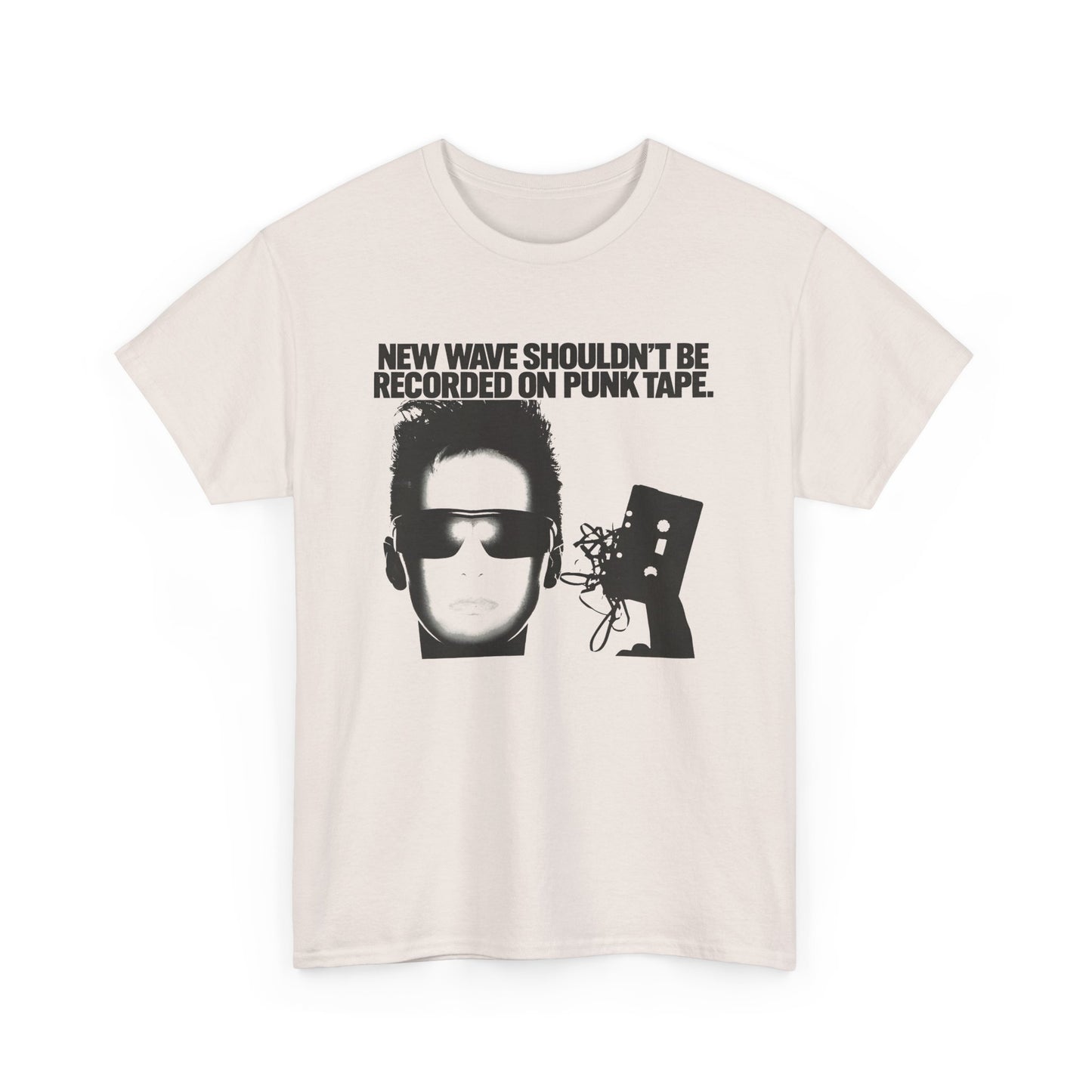 1983 maxell cassette tape new wave punk advertisement tshirt