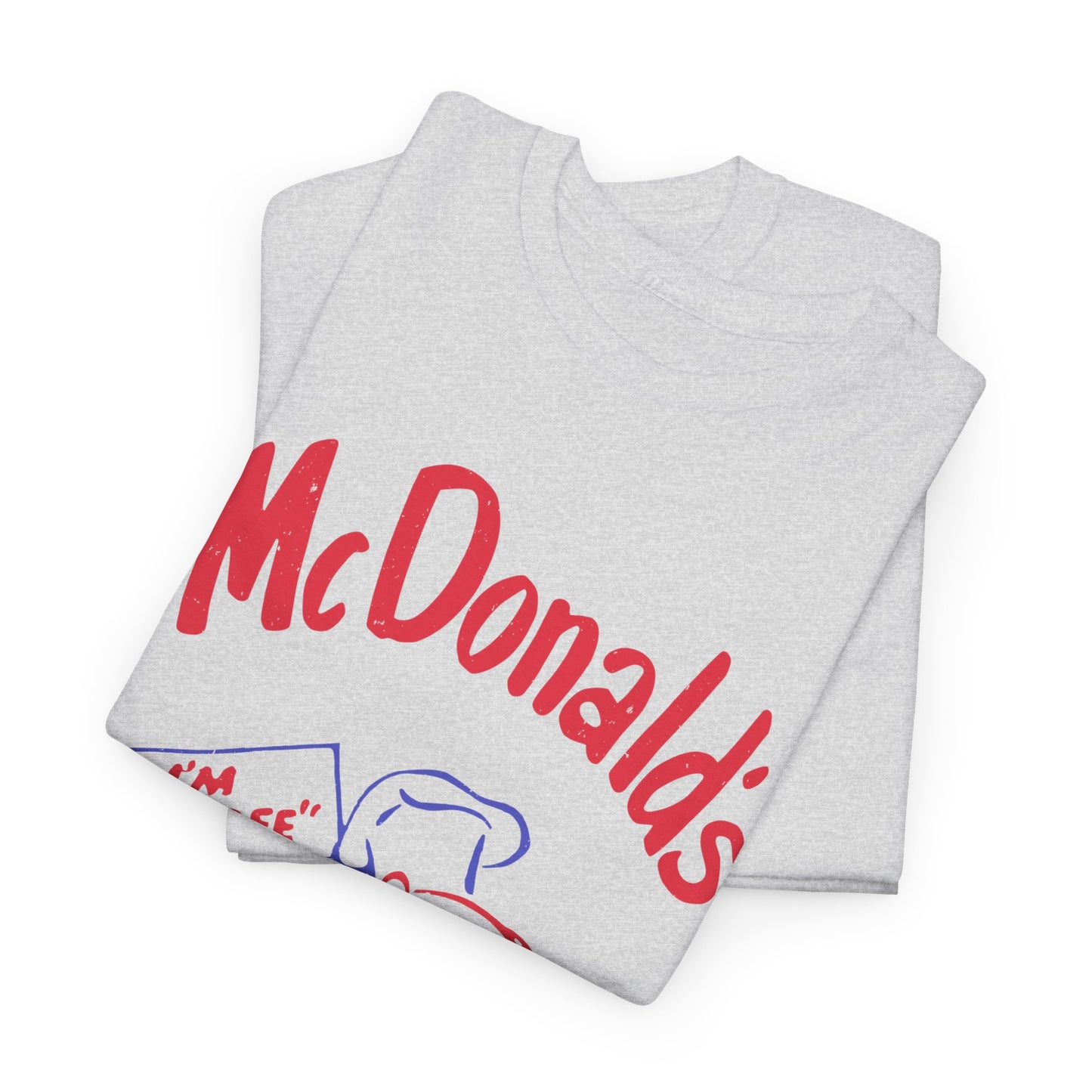 1950s vintage mcdonalds distressed logo reproduction tshirt