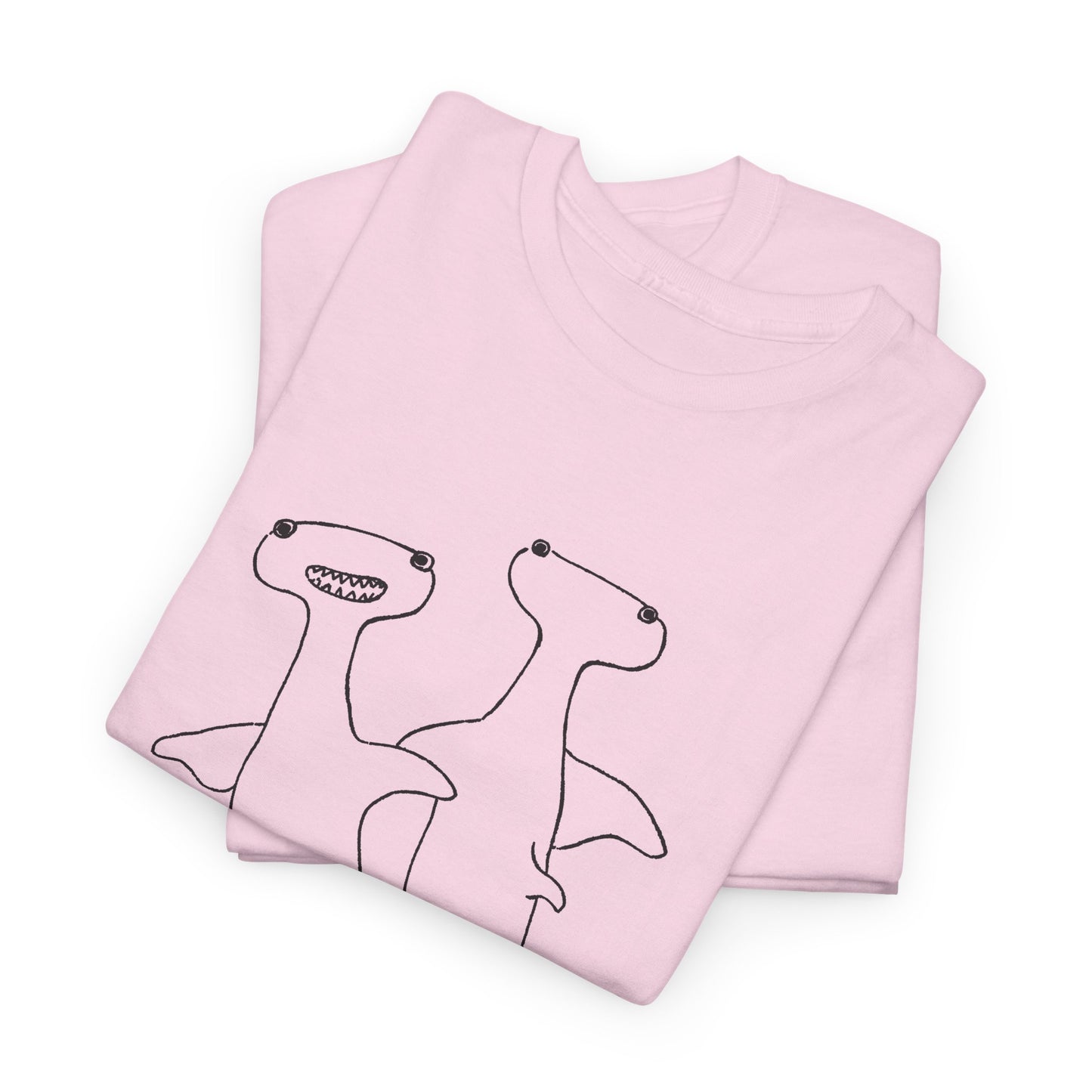 1735 a pair of hammerhead sharks edo period japanese illustration reproduction tshirt