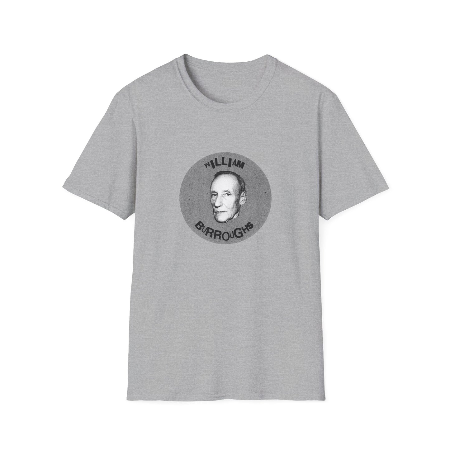 william burroughs fan art logo tshirt