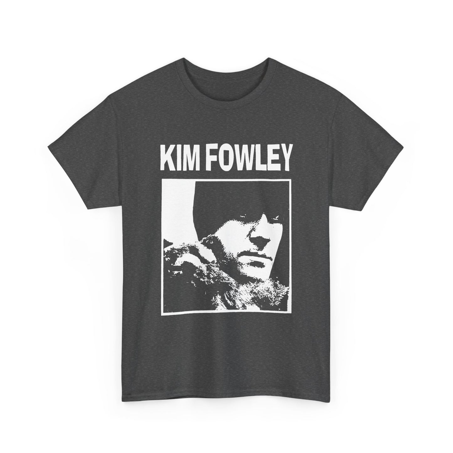 kim fowley show poster fan art reproduction white graphic tshirt