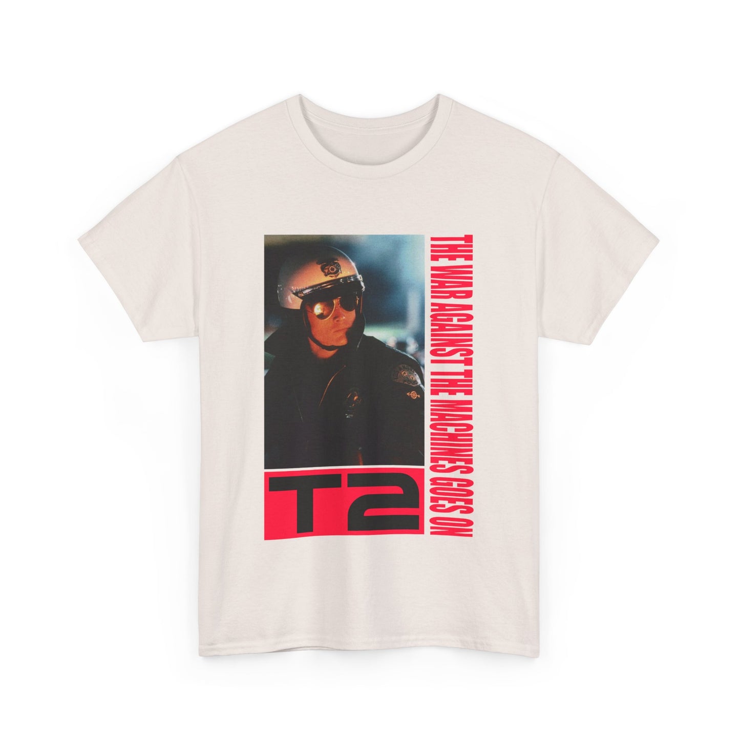 terminator 2 custom fan art version of vintage tshirt
