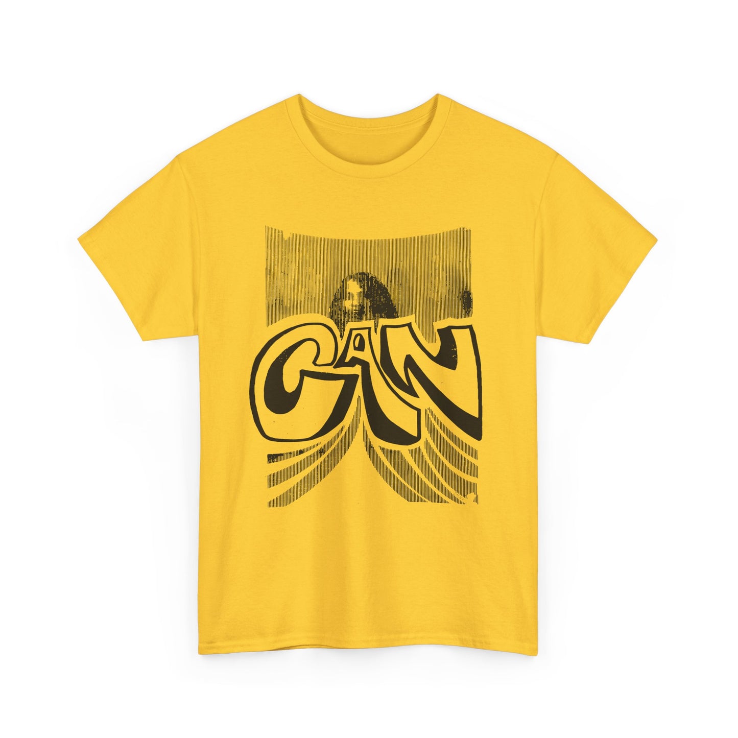 legendary german krautrock band can 1970's show poster reproduction tshirt