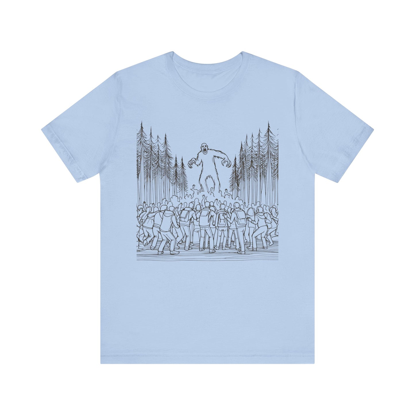 sasquatch attacks tshirt