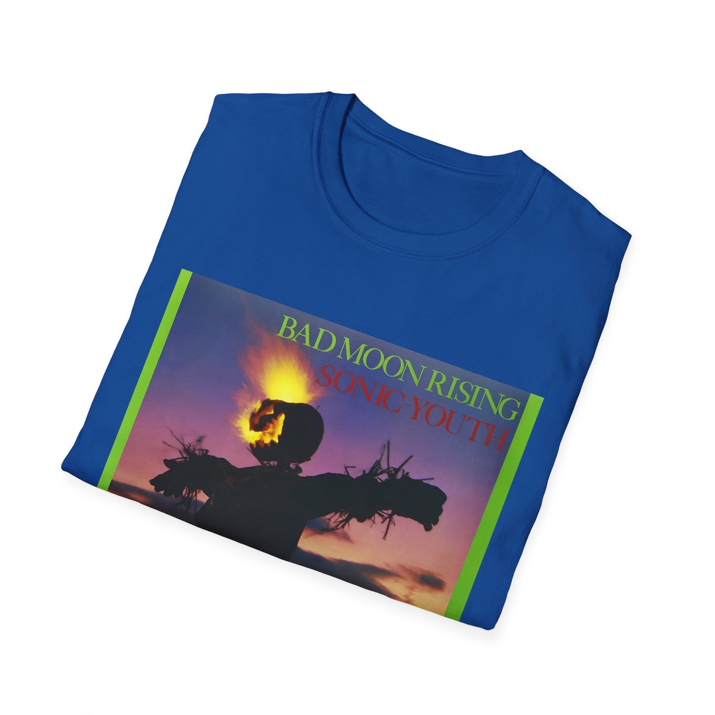 sonic youth 1985 bad moon rising album tshirt