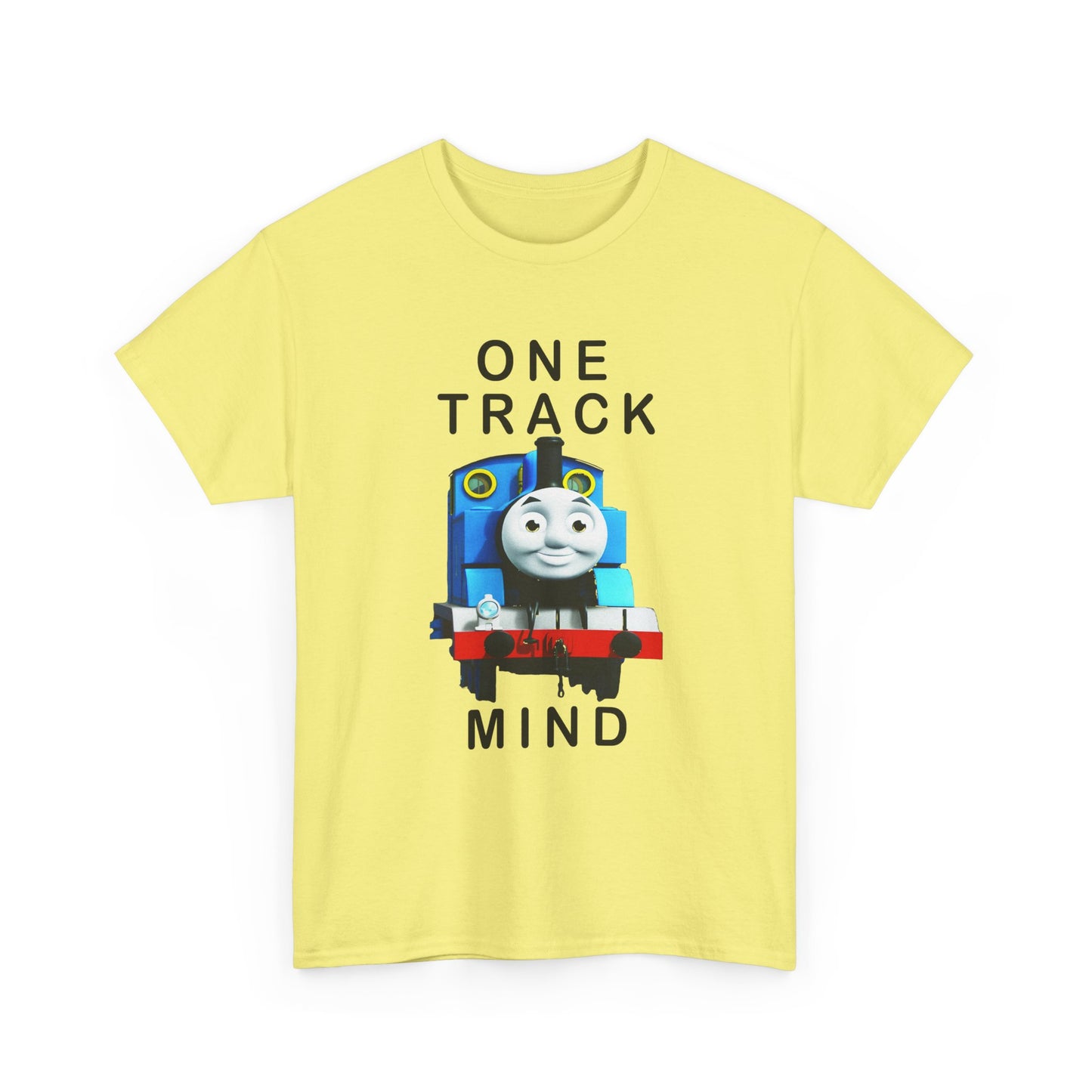 thomas the tank engine one track mind dumb tshirt