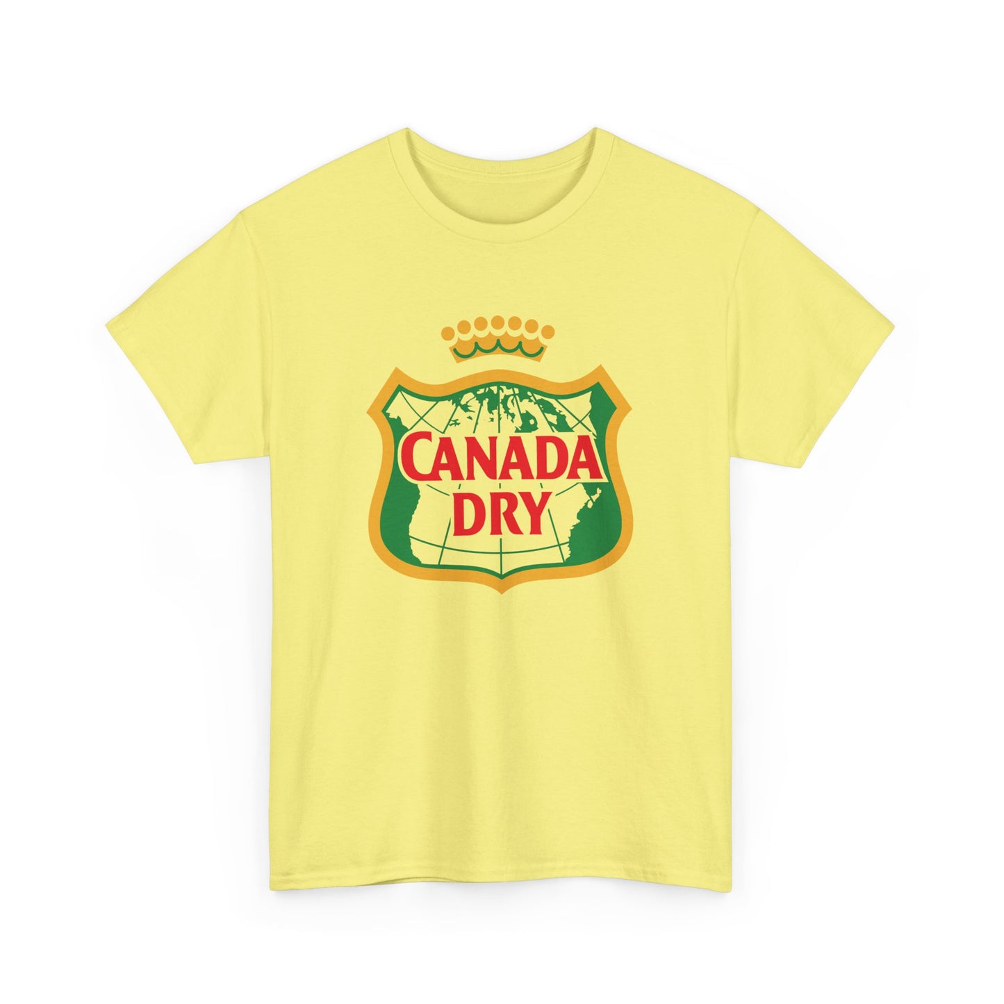 1958 - 1990 logo for canada dry ginger ale tshirt
