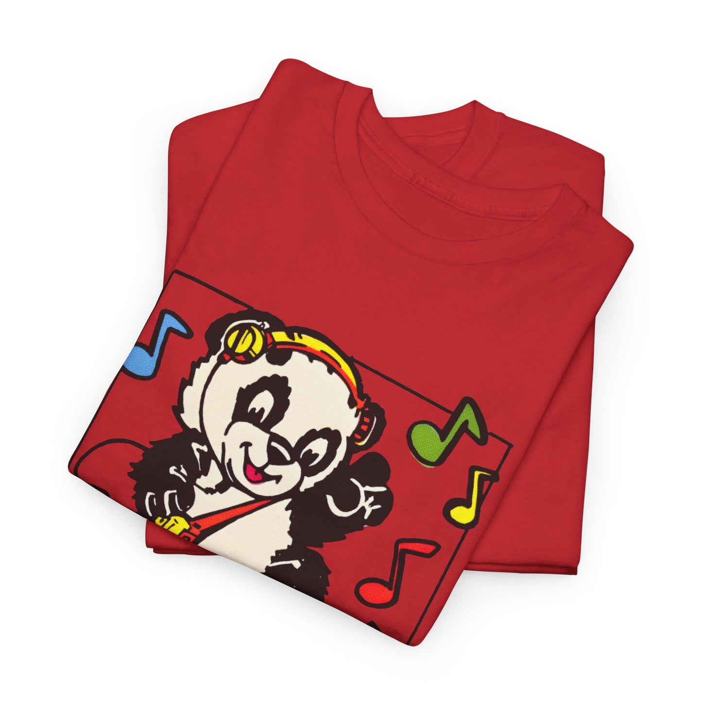 vintage 1980s dancing panda graphic reproduction tshirt