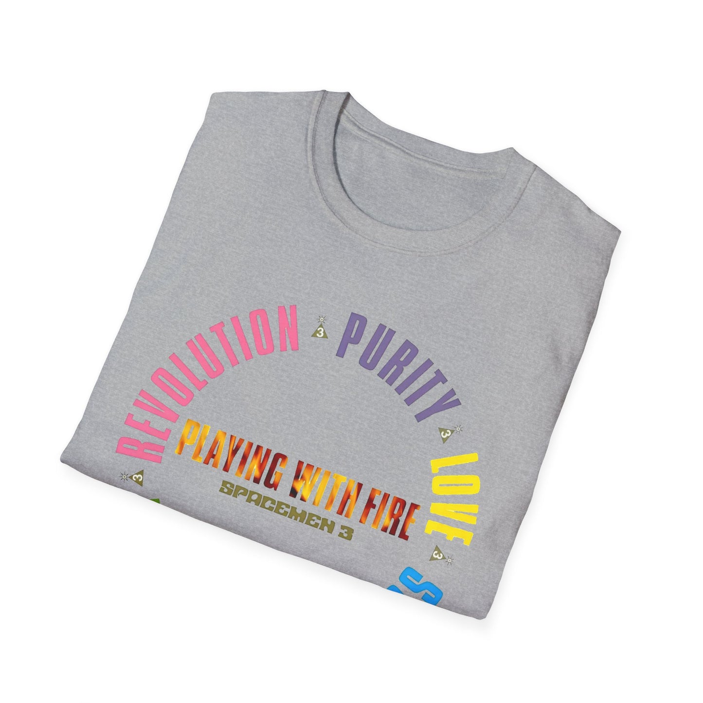 spacemen 3 1989 playing with fire album cover tshirt