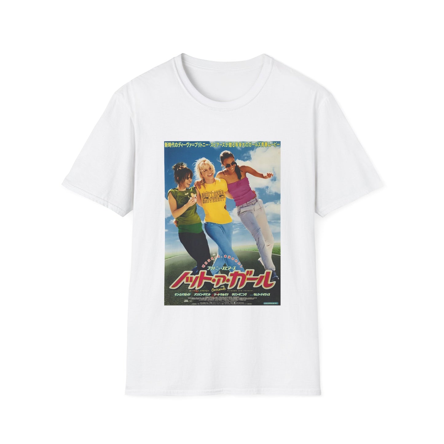 2002 japanese movie poster tshirt britney spears crossroads