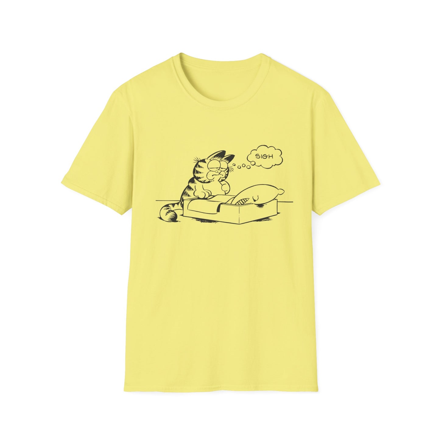 garf sighing tshirt