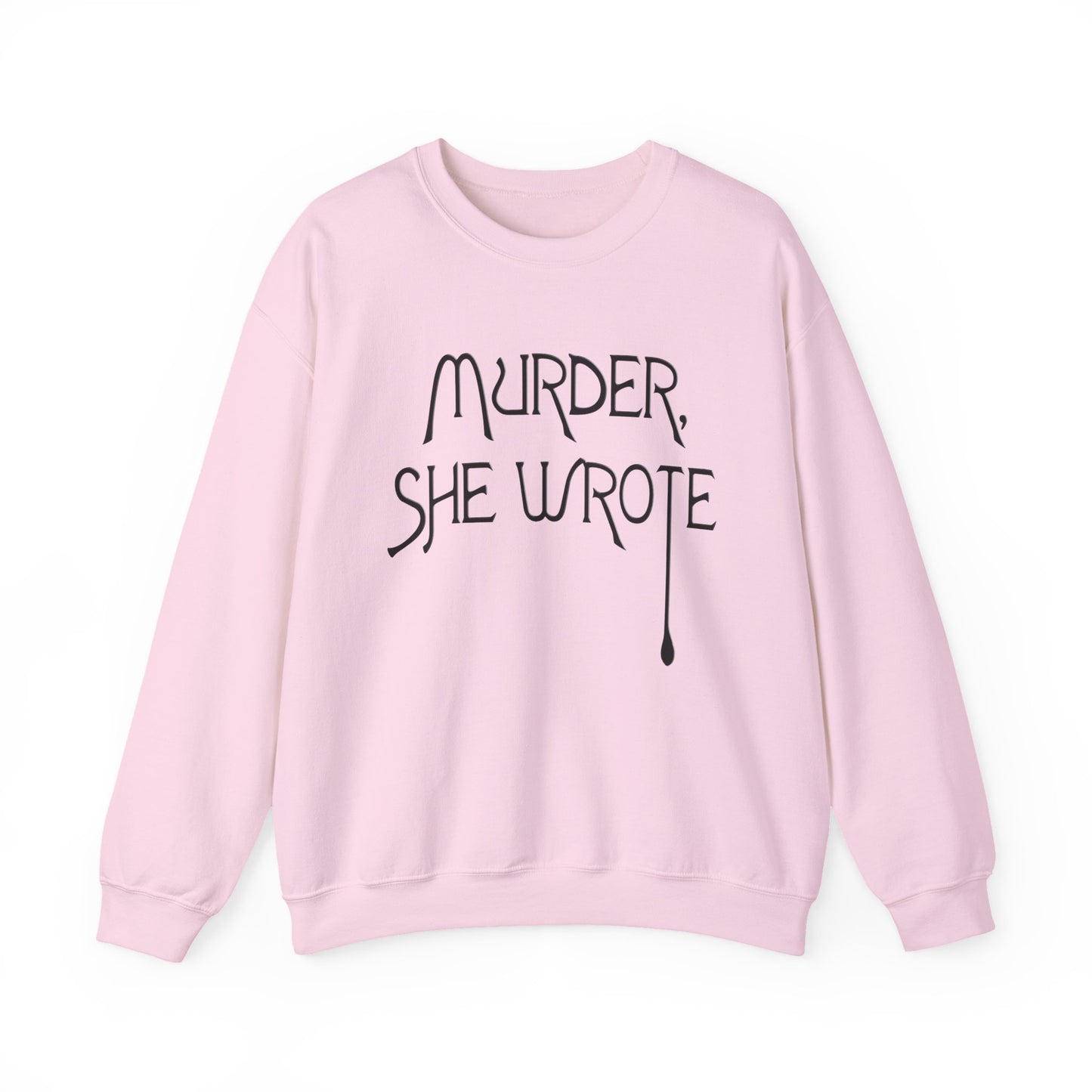 murder, she wrote vintage style unisex heavy blend crewneck sweatshirt