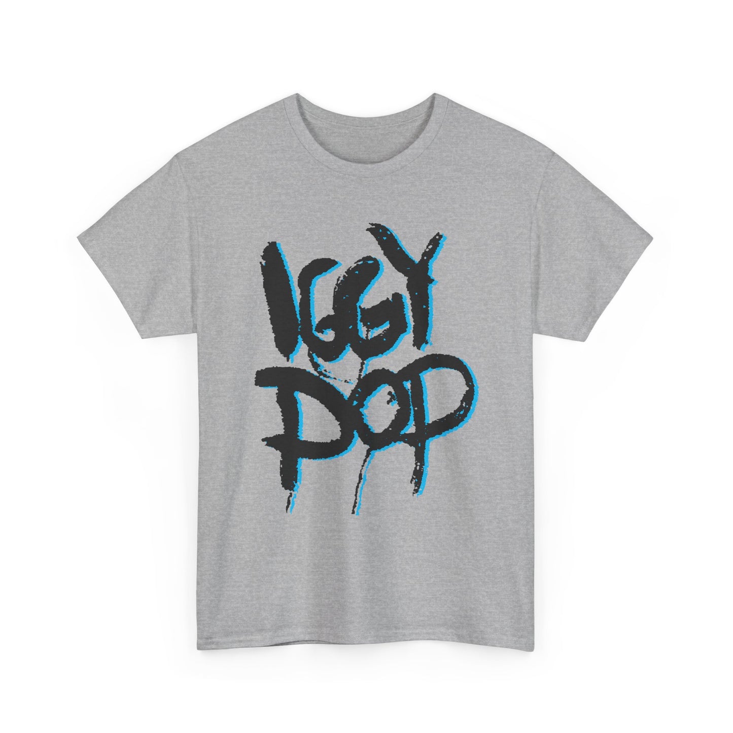 vintage iggy pop fan art reproduction tshirt