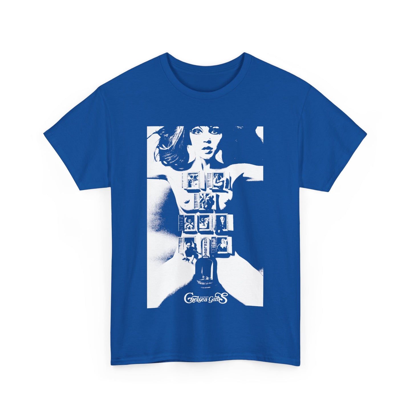 1966 experimental warhol movie chelsea girls movie poster reproduction tshirt