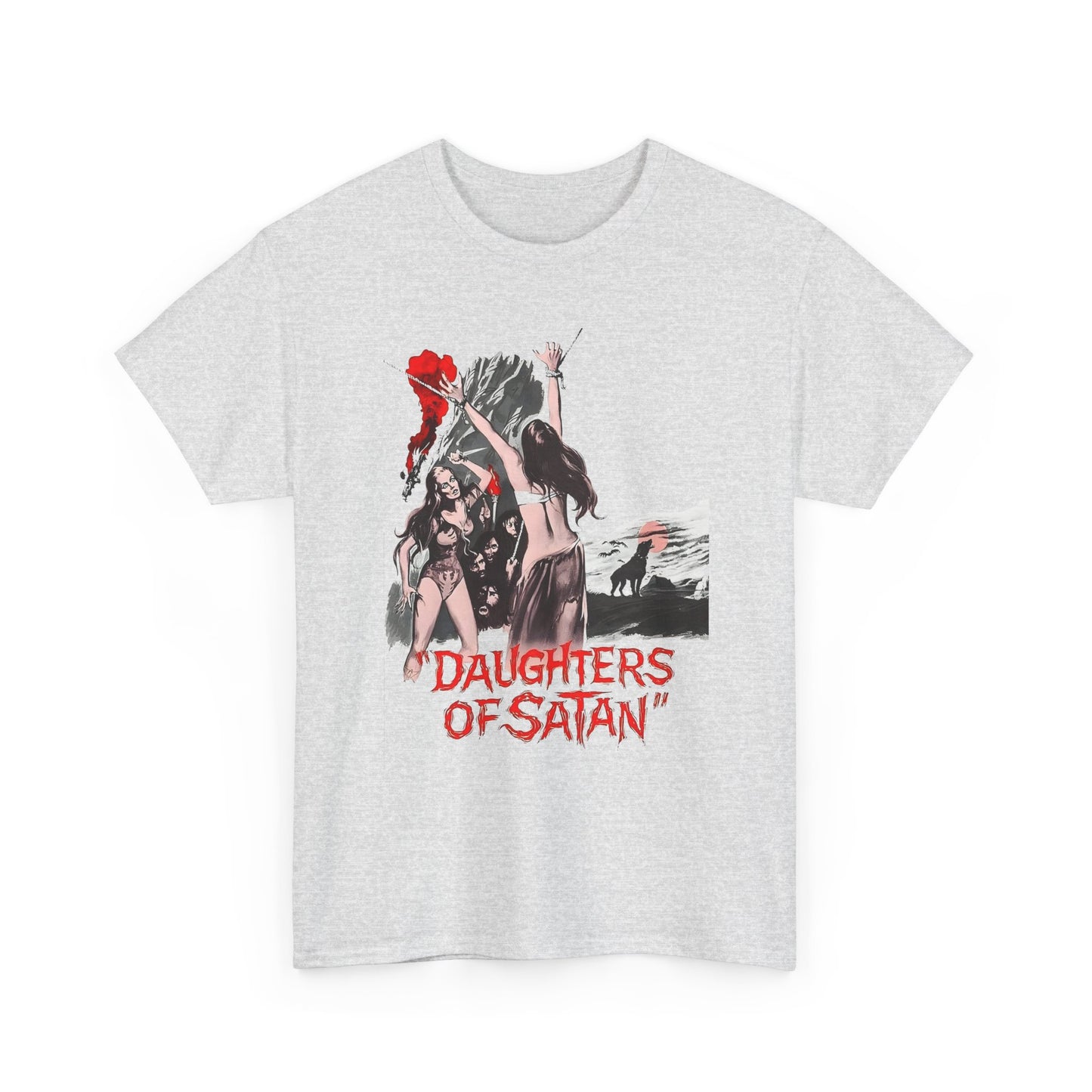 1972 daughters of satan movie poster tshirt