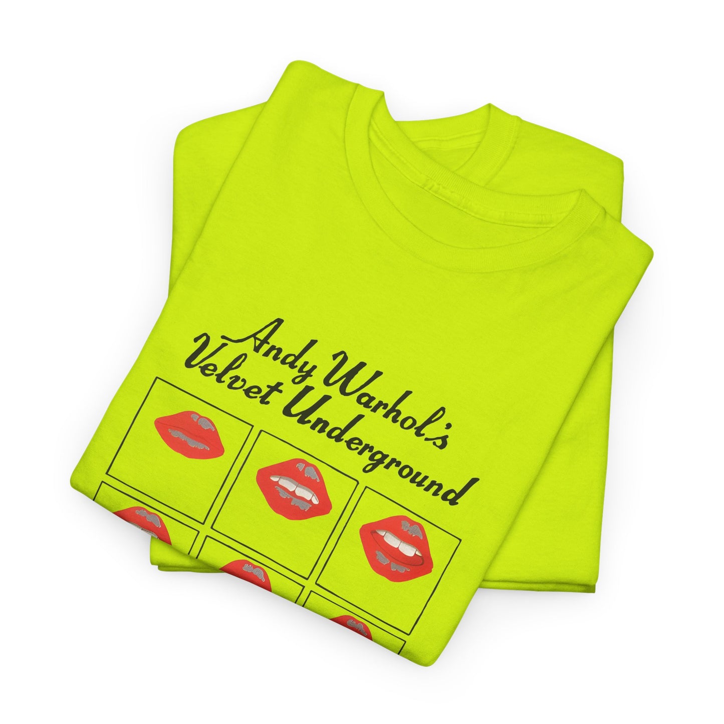 andy warhol's velvet underground featuring nico lips tshirt