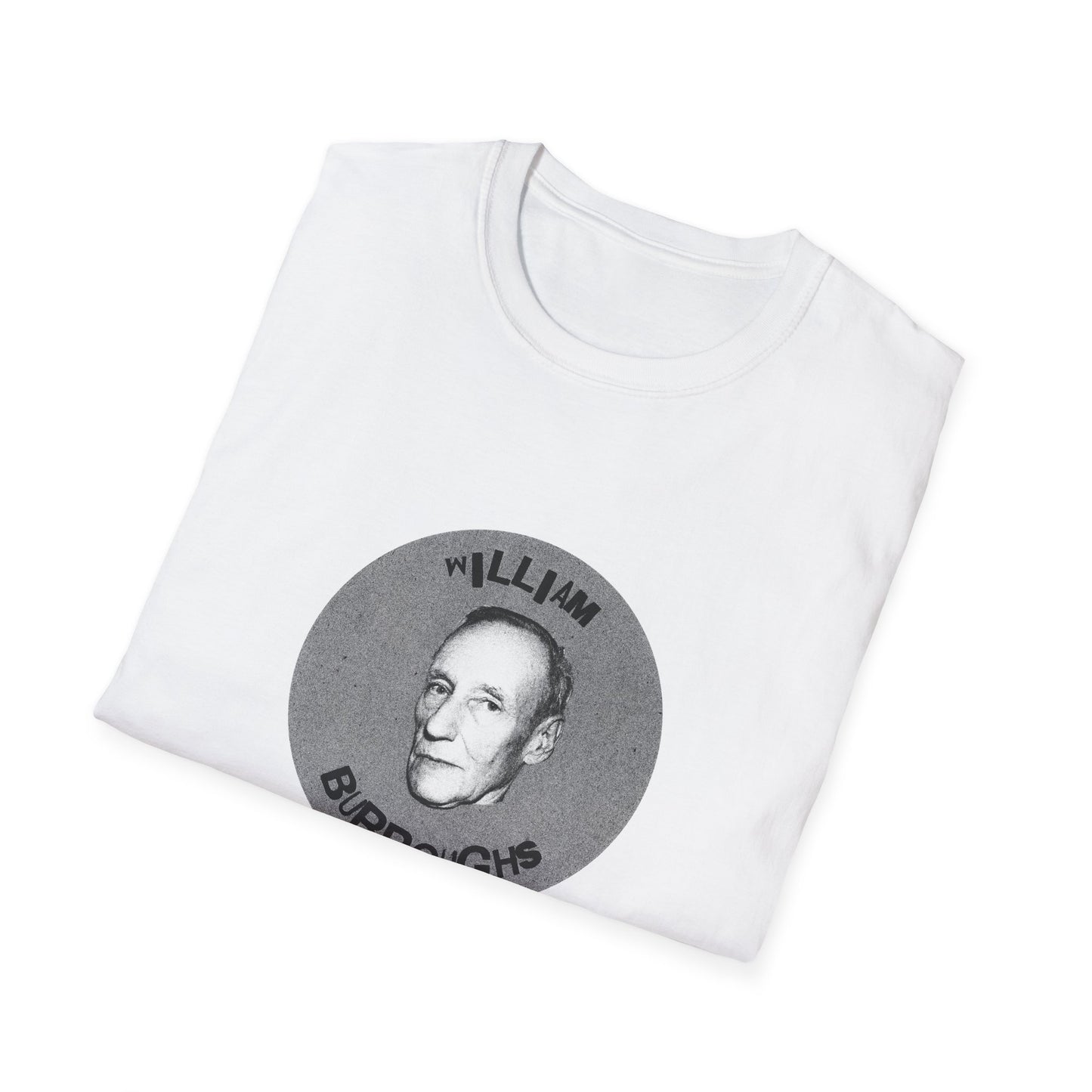 william burroughs fan art logo tshirt