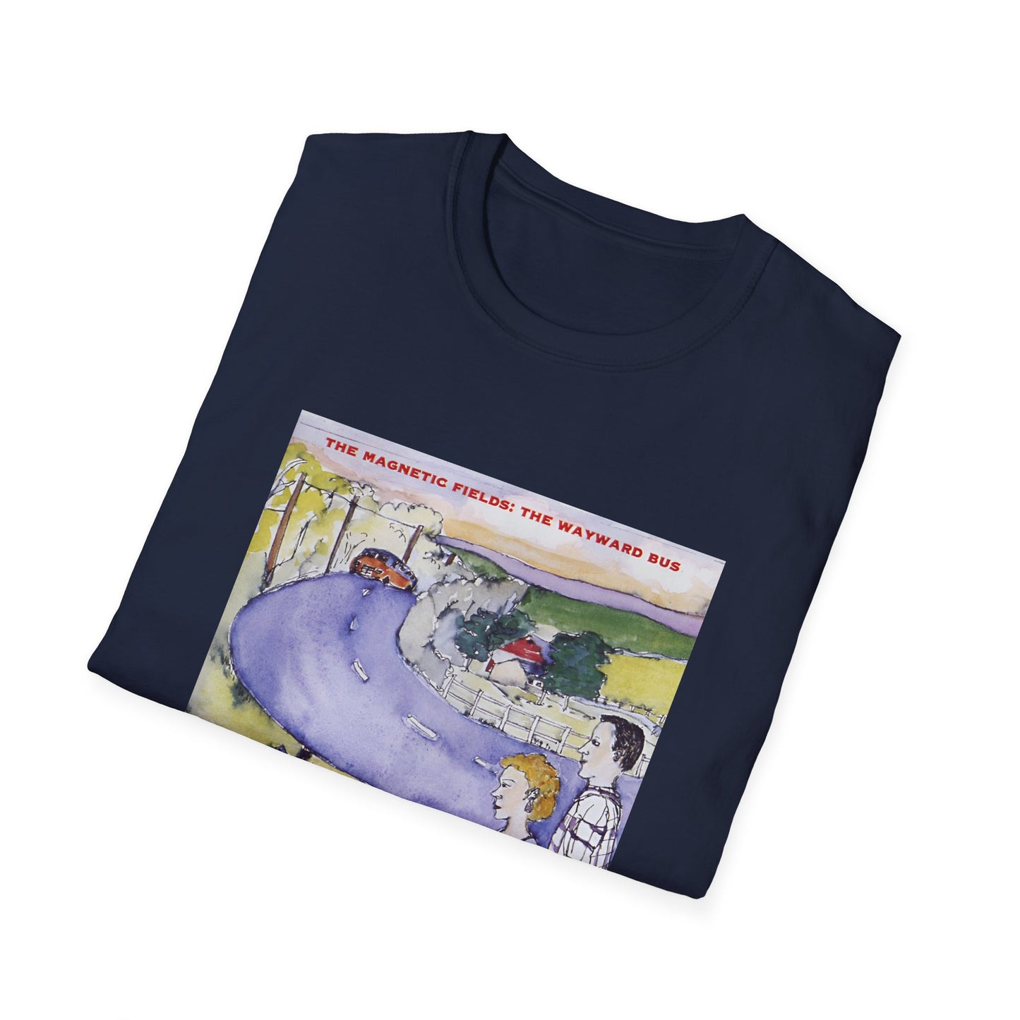 the magnetic fields 1992 the wayward bus album tshirt