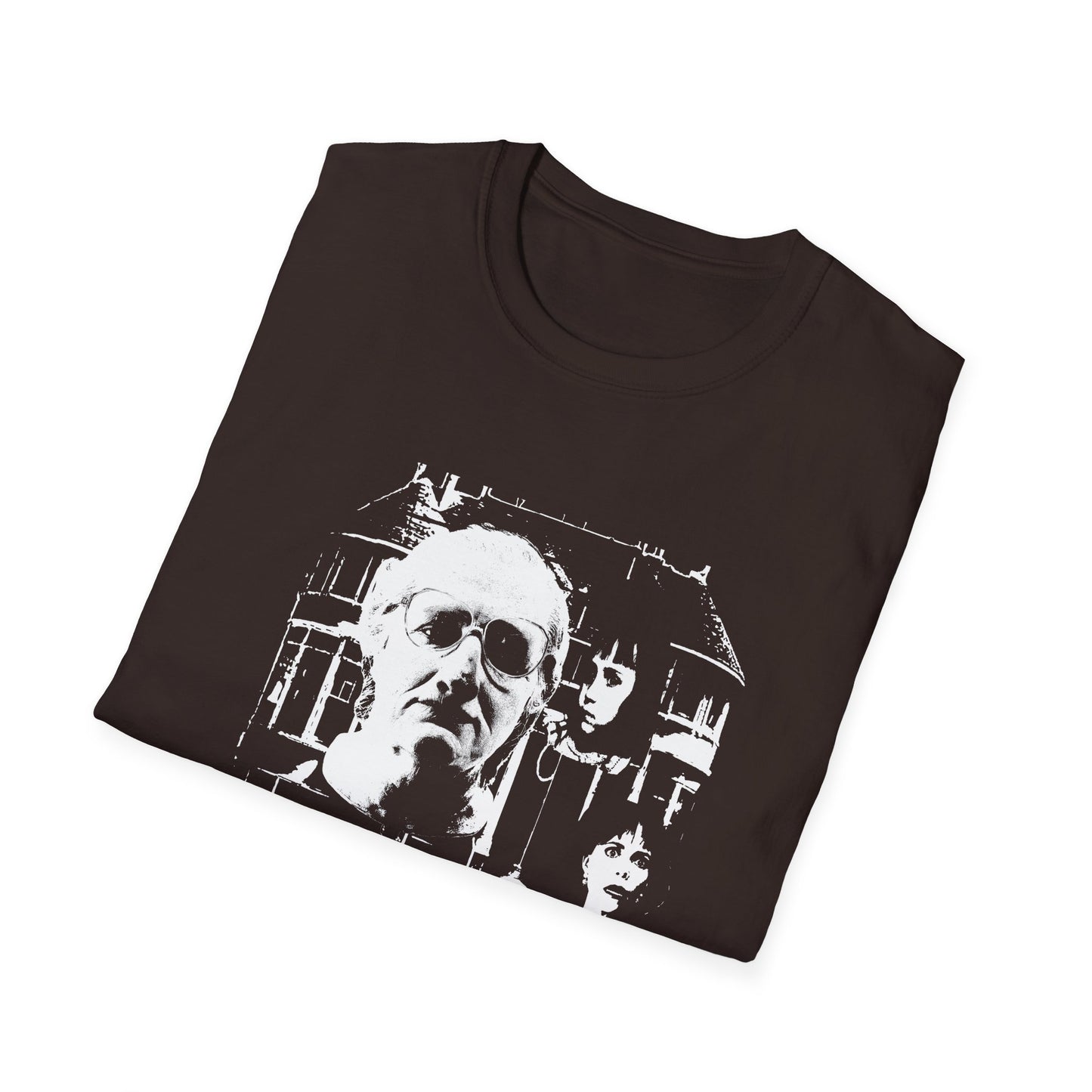 mrs. doubtfire fan art scary collage tshirt