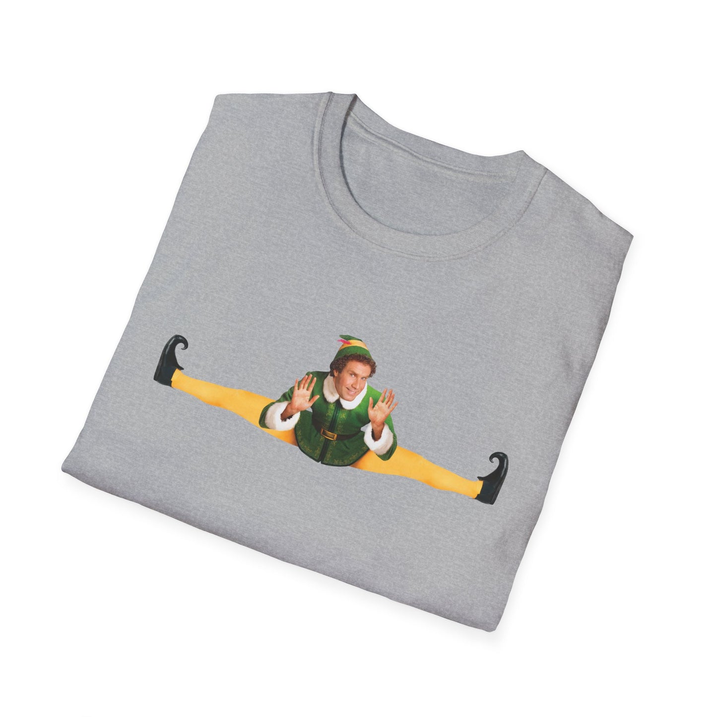 elf 2003 will ferrell doing the splits christmas tshirt