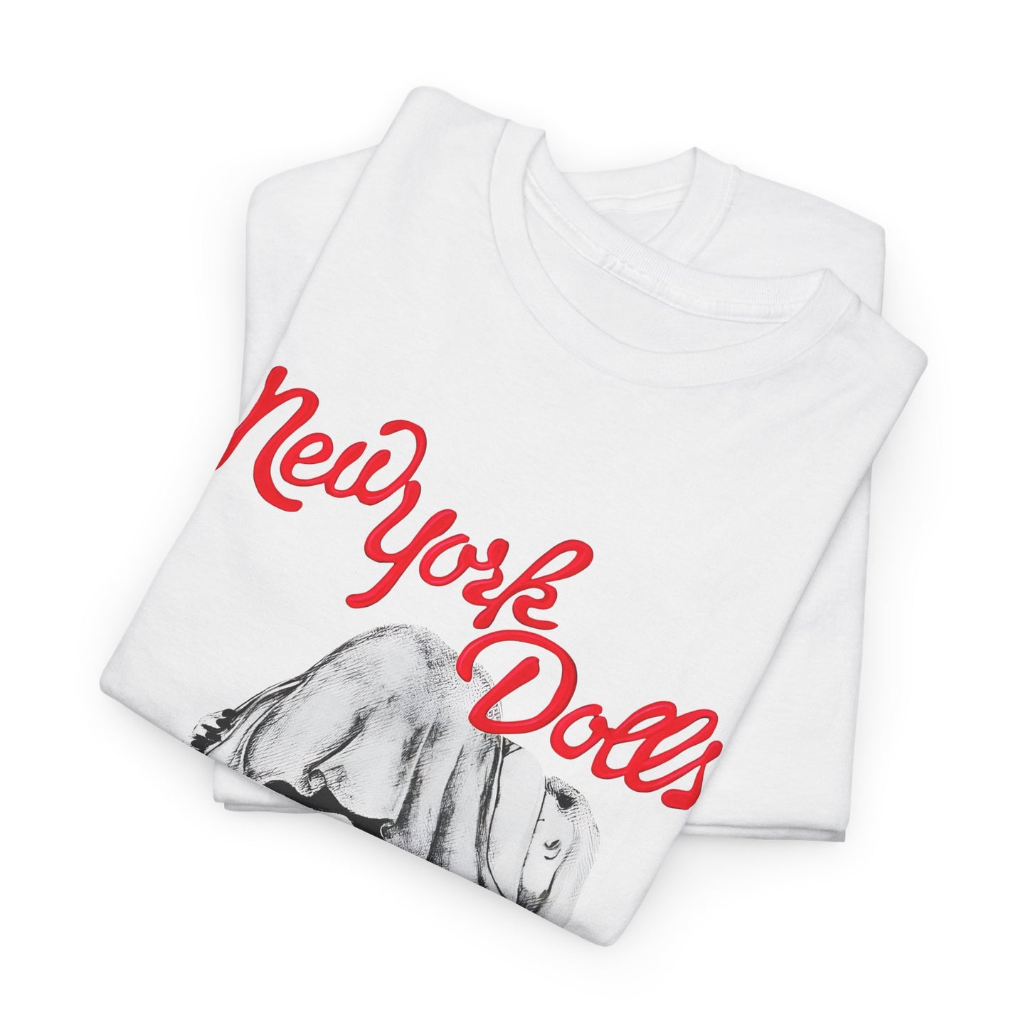 vintage new york dolls reproduction tshirt