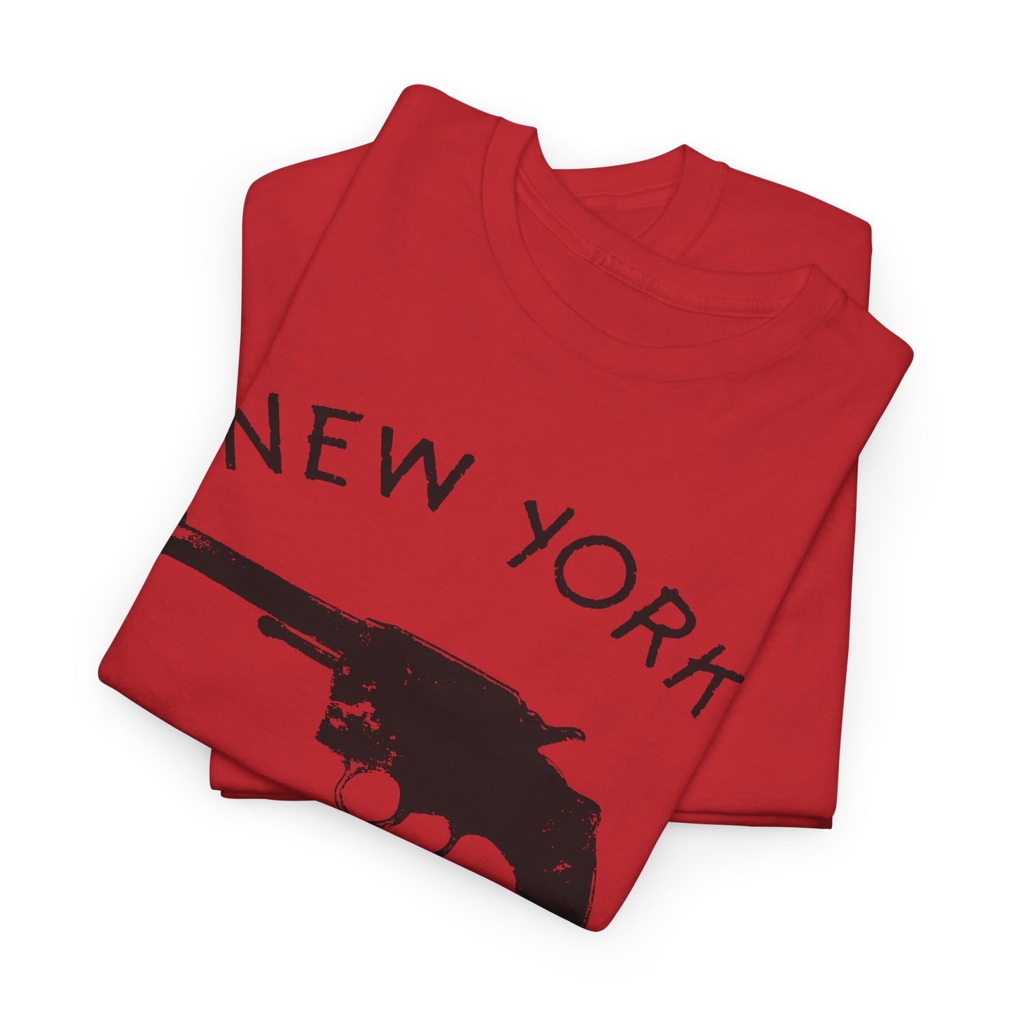 vintage 90s new york it ain't kansas with pistol reproduction tshirt