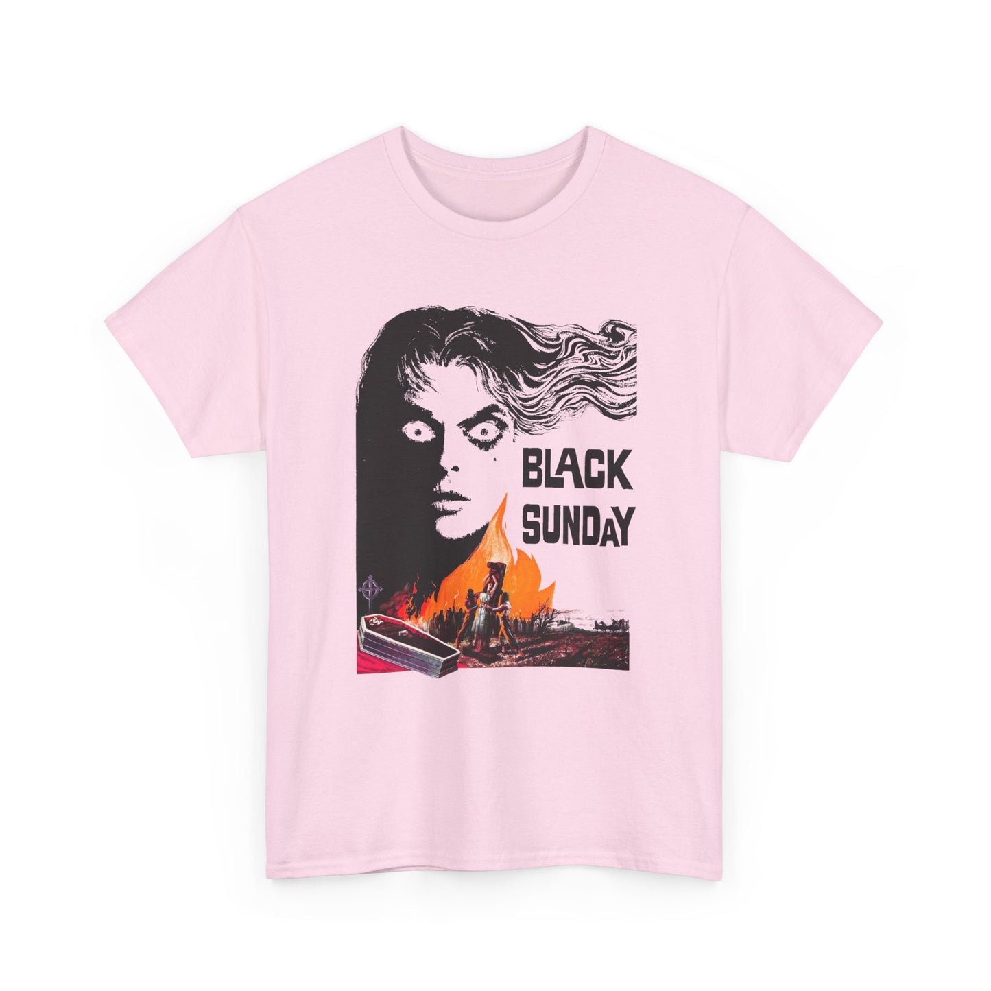 1960 black sunday movie poster 1 custom edit tshirt