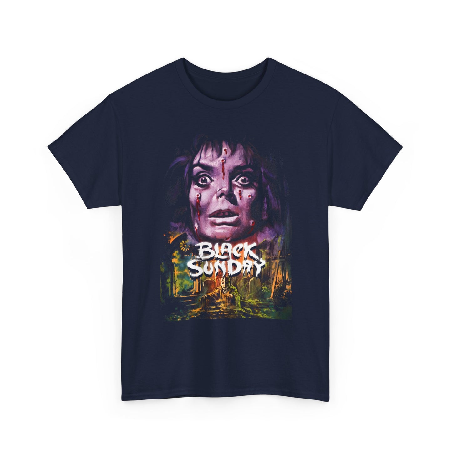 1960 black sunday poster 2 tshirt