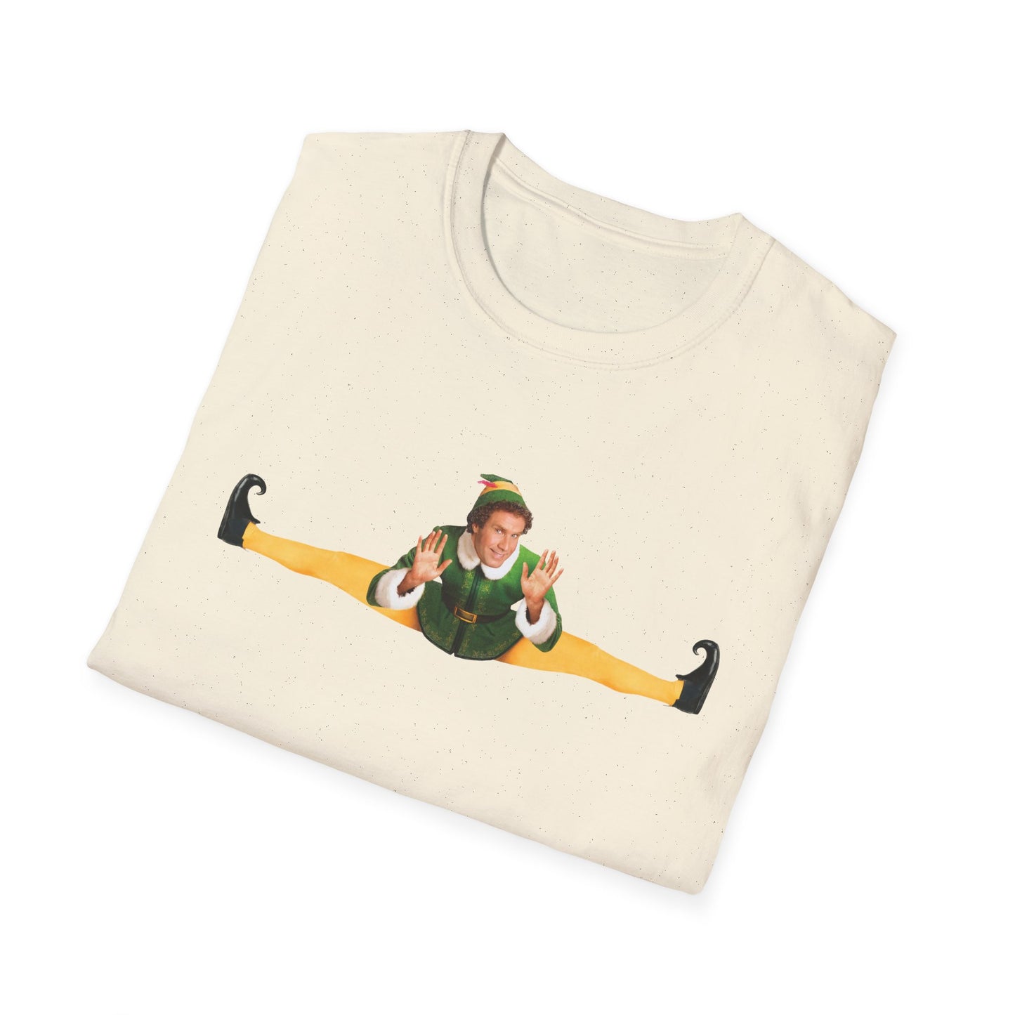 elf 2003 will ferrell doing the splits christmas tshirt