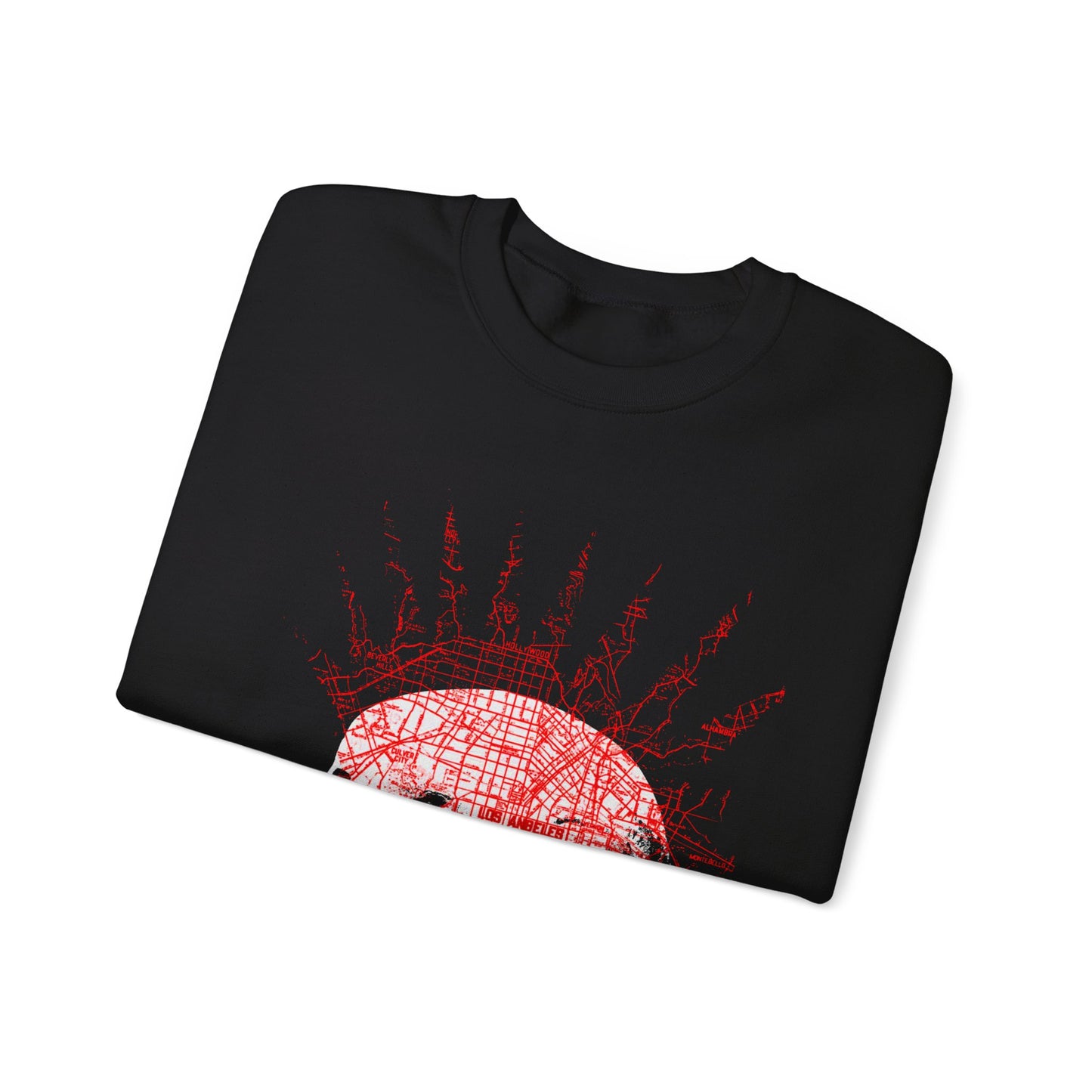 repo man skull punk red sweater