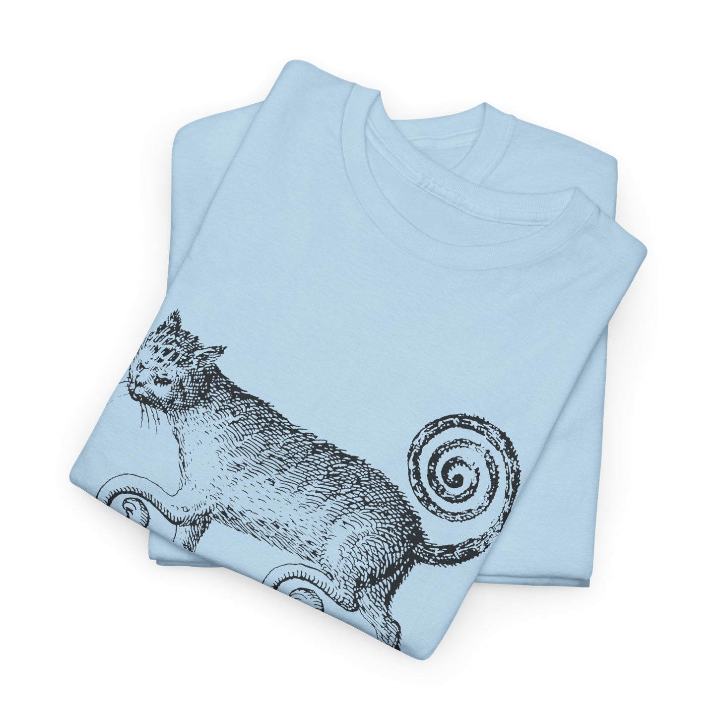 1609 johann georg schenck 'felis' illustration from monstrorum historia memorabilis graphic tshirt