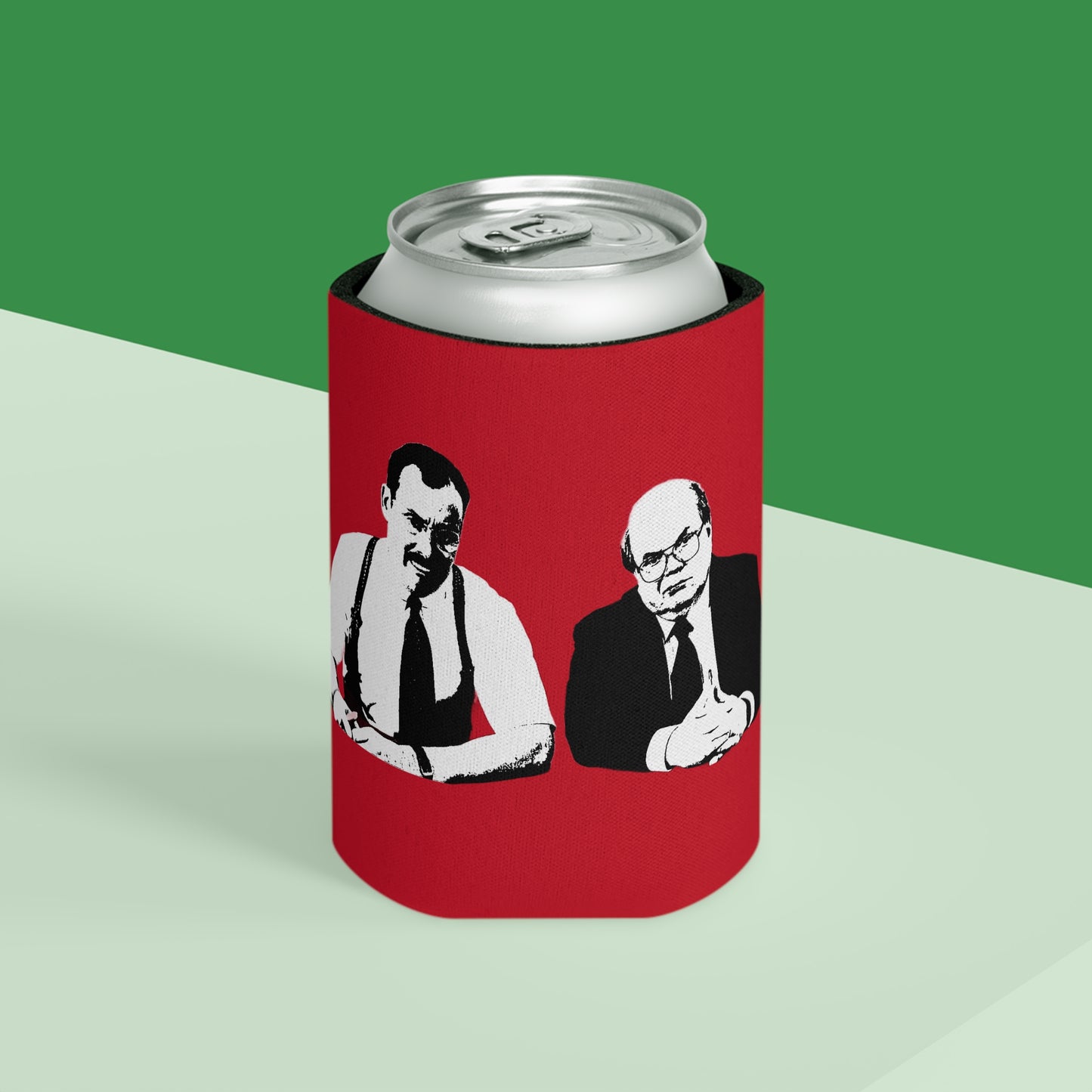 the bobs office space fan art can cooler koozie