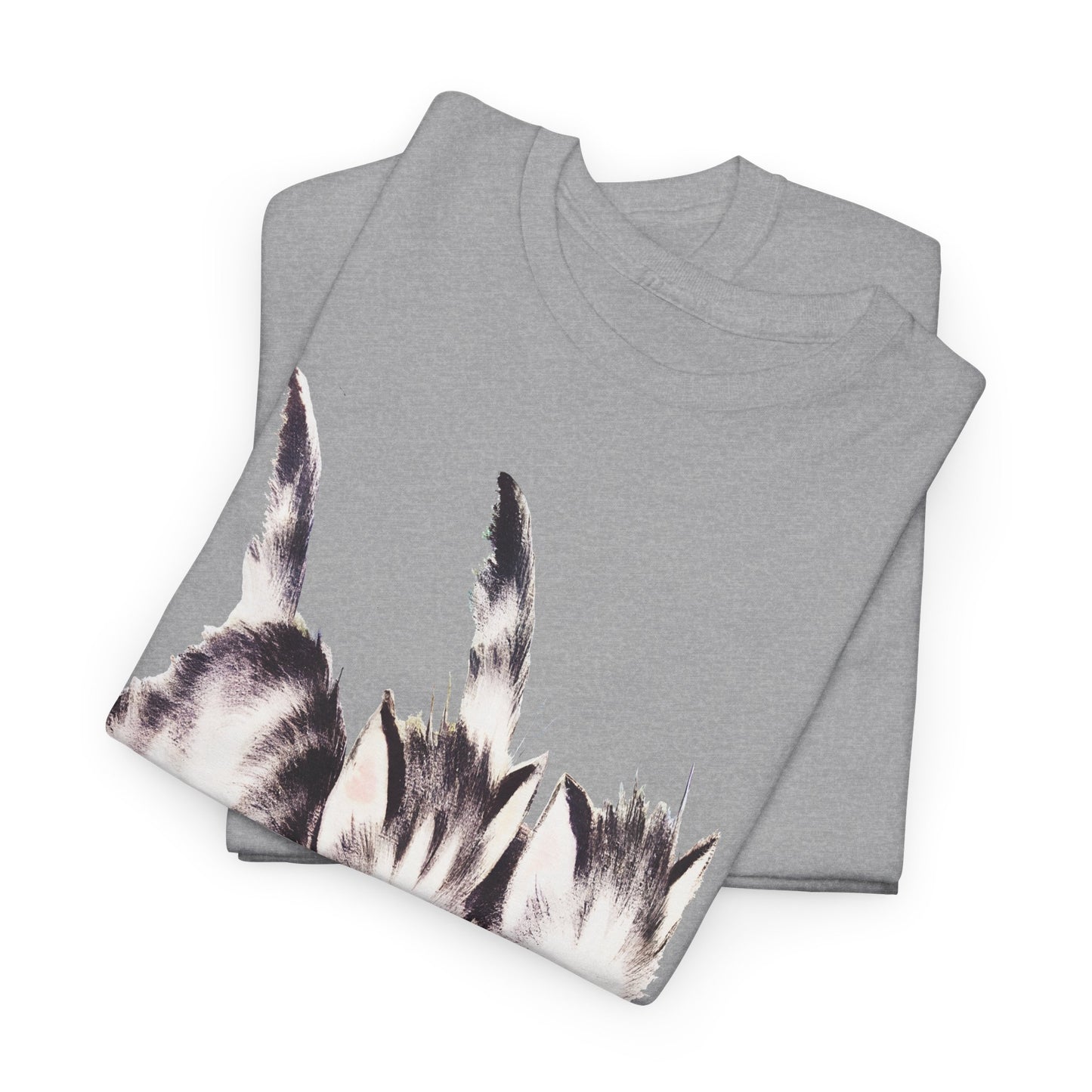 vintage kitten twins illustration stretched reproduction tshirt
