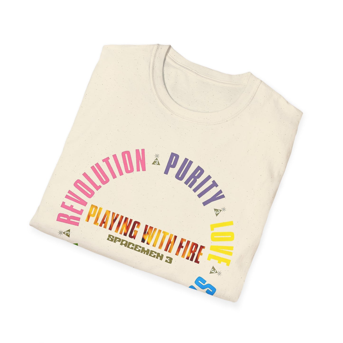 spacemen 3 1989 playing with fire album cover tshirt
