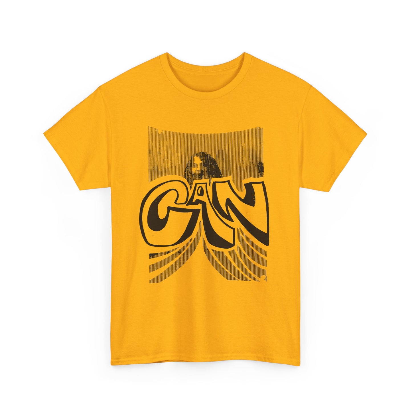 legendary german krautrock band can 1970's show poster reproduction tshirt