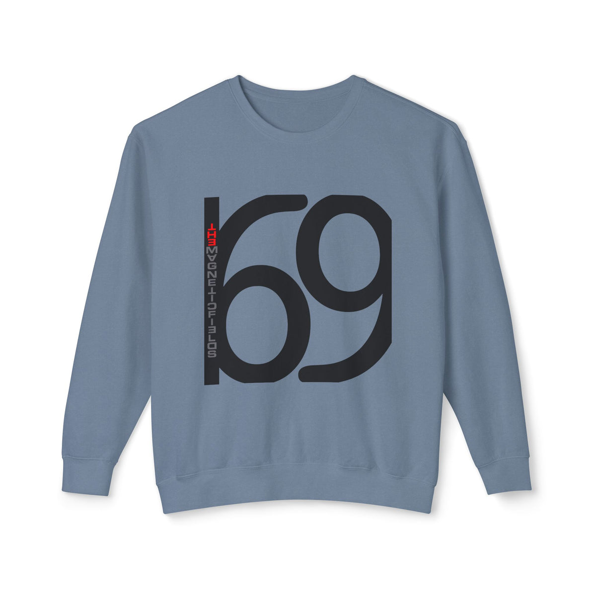 the magnetic fields 1999 69 love songs album 100% cotton sweatshirt