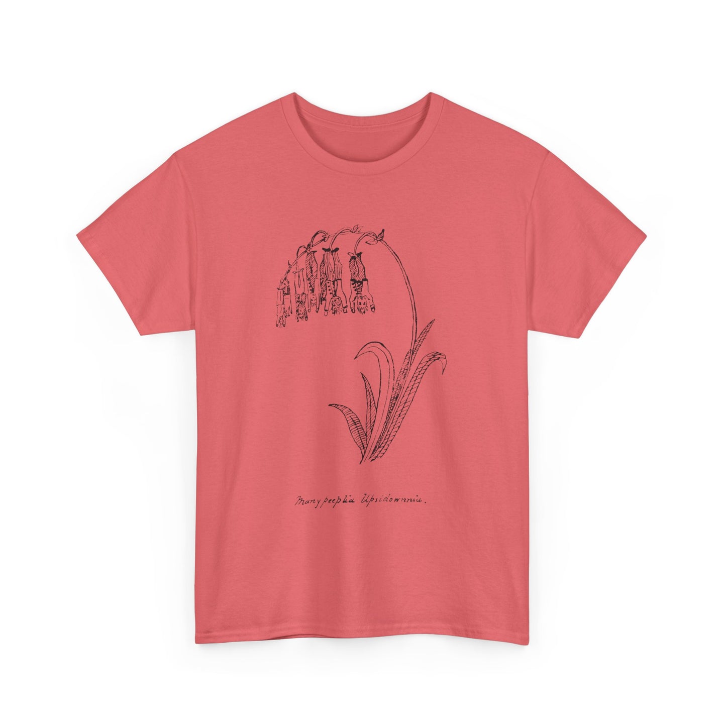 1887 edward lear nonsense botany many peeplia upsidownnia tshirt